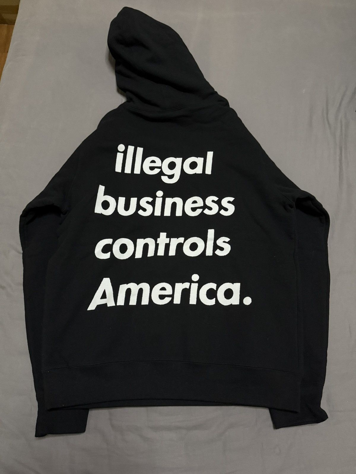 Supreme hoodie illegal business outlet