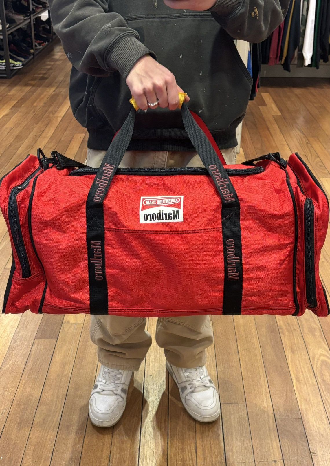 Marlboro Adventure Team Marlboro Adventure Team Duffle Bag - Red Size ONE SIZE - 1 Thumbnail