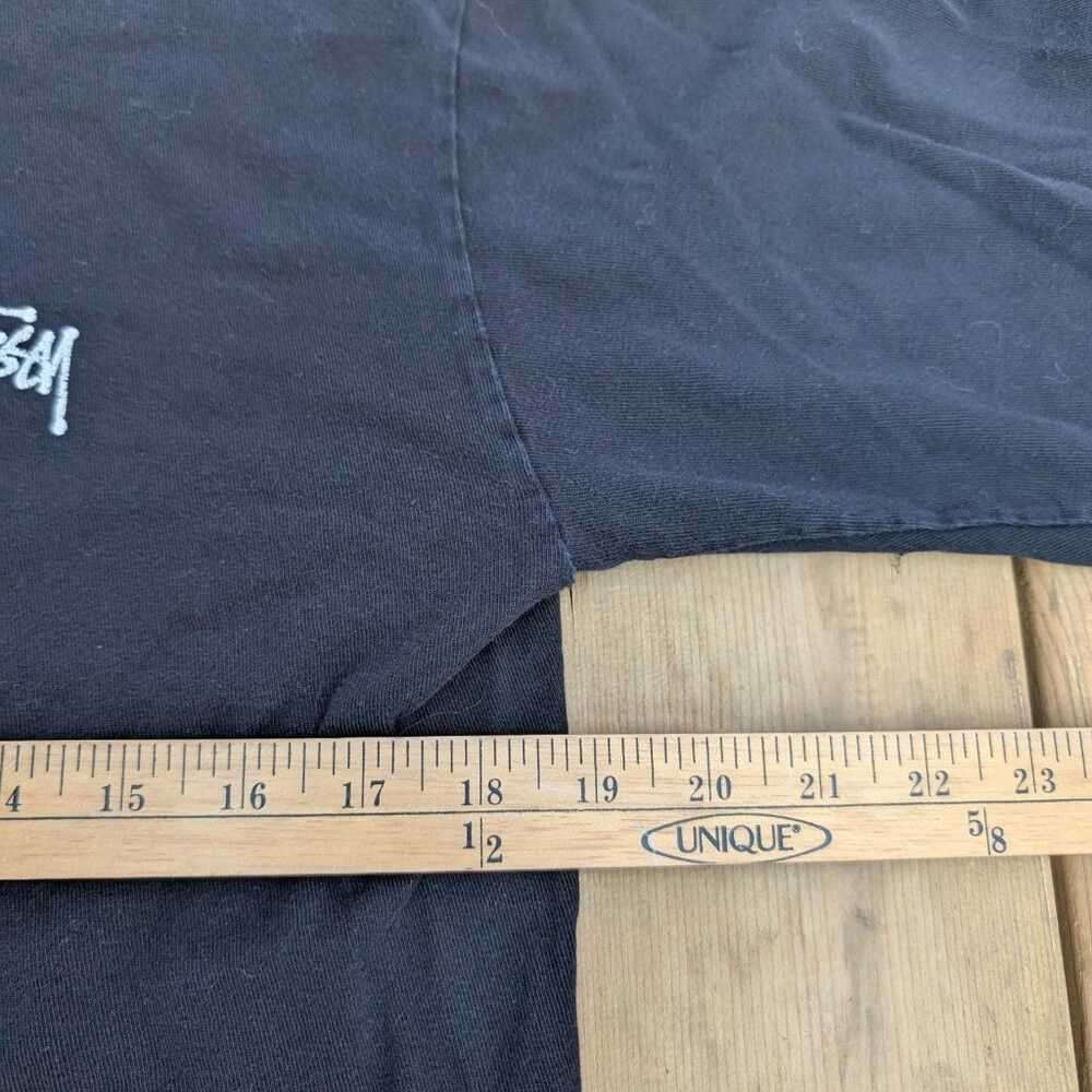 Stussy Stussy T-Shirt Men's M Black Graphic Long Sleeve Streetwear Size US M / EU 48-50 / 2 - 6 Thumbnail