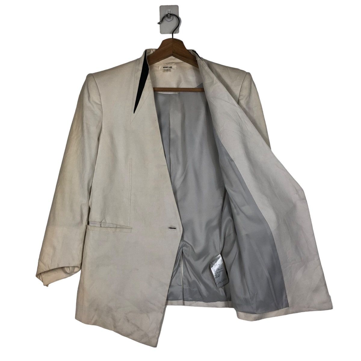 Helmut Lang 🔥VINTAGE CROPPED BIKER JACKET HELMUT LANG BONDAGE PARACHUTE Size US M / EU 48-50 / 2 - 13 Thumbnail