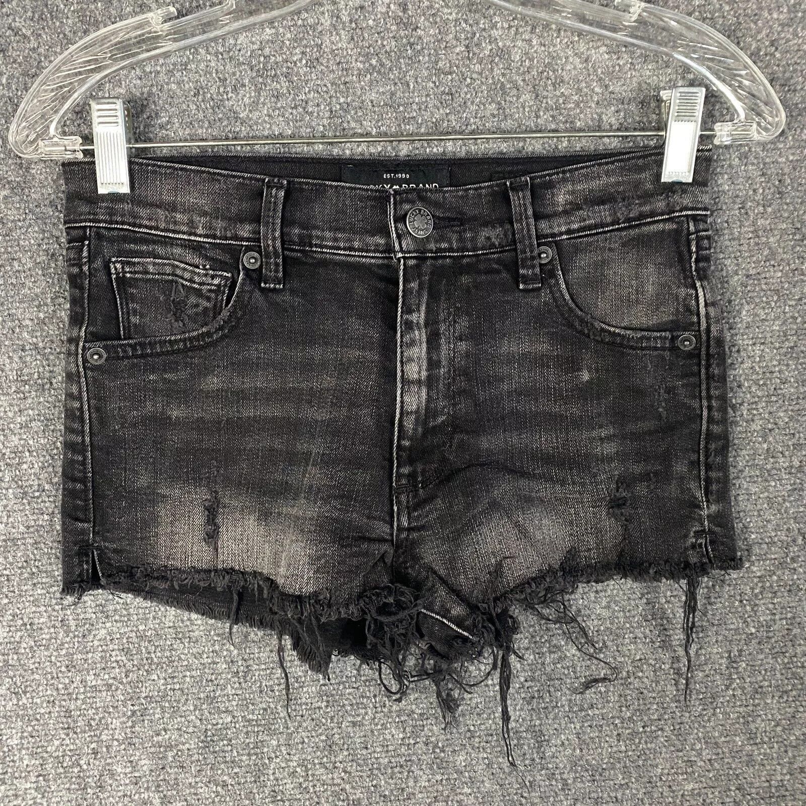 Lucky Brand Lucky Brand High Rise Shortie Shorts Women's Size 00/24 Size 24" / US 00 / IT 34 - 1 Thumbnail