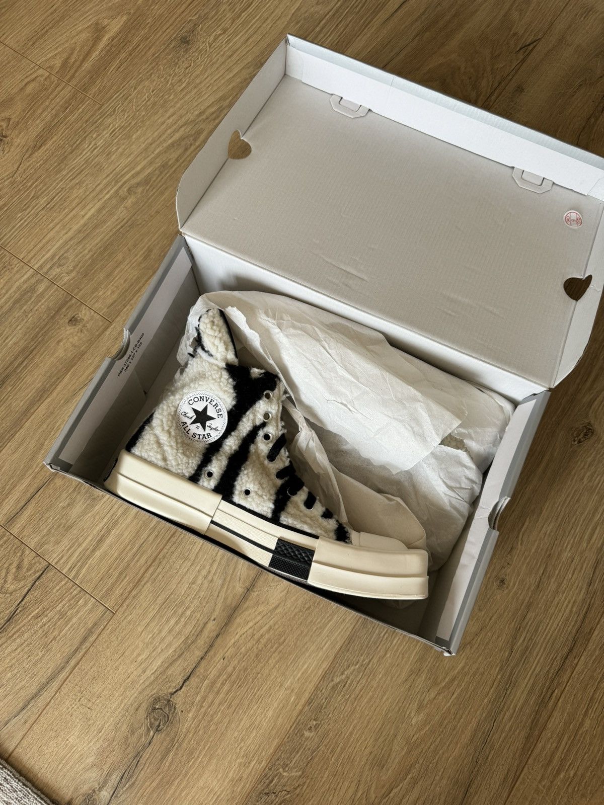 Rick Owens Drkshdw RICK OWENS X CONVERSE 41 Size US 7.5 / EU 40-41 - 3 Thumbnail