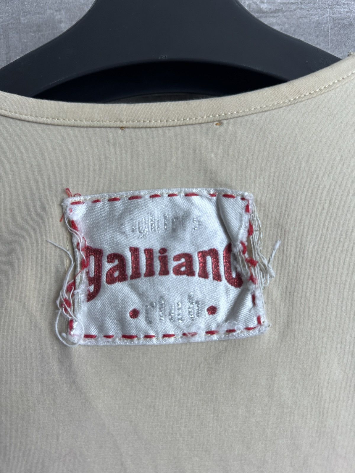 John Galliano Rare Galliano Skinny Fit T-shirt Fw2004 Fight Club Archive Size US L / EU 52-54 / 3 - 4 Thumbnail