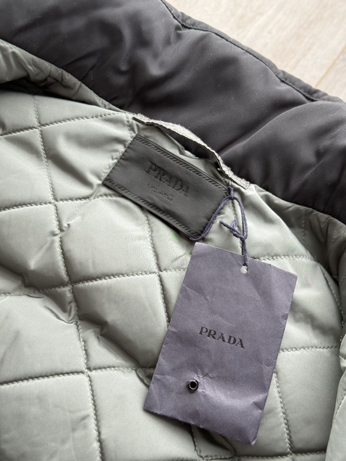 Prada Prada Badge Logo Cargo Gabardine Nylon/Lamb Puffer Down Vest Size US M / EU 48-50 / 2 - 16 Thumbnail