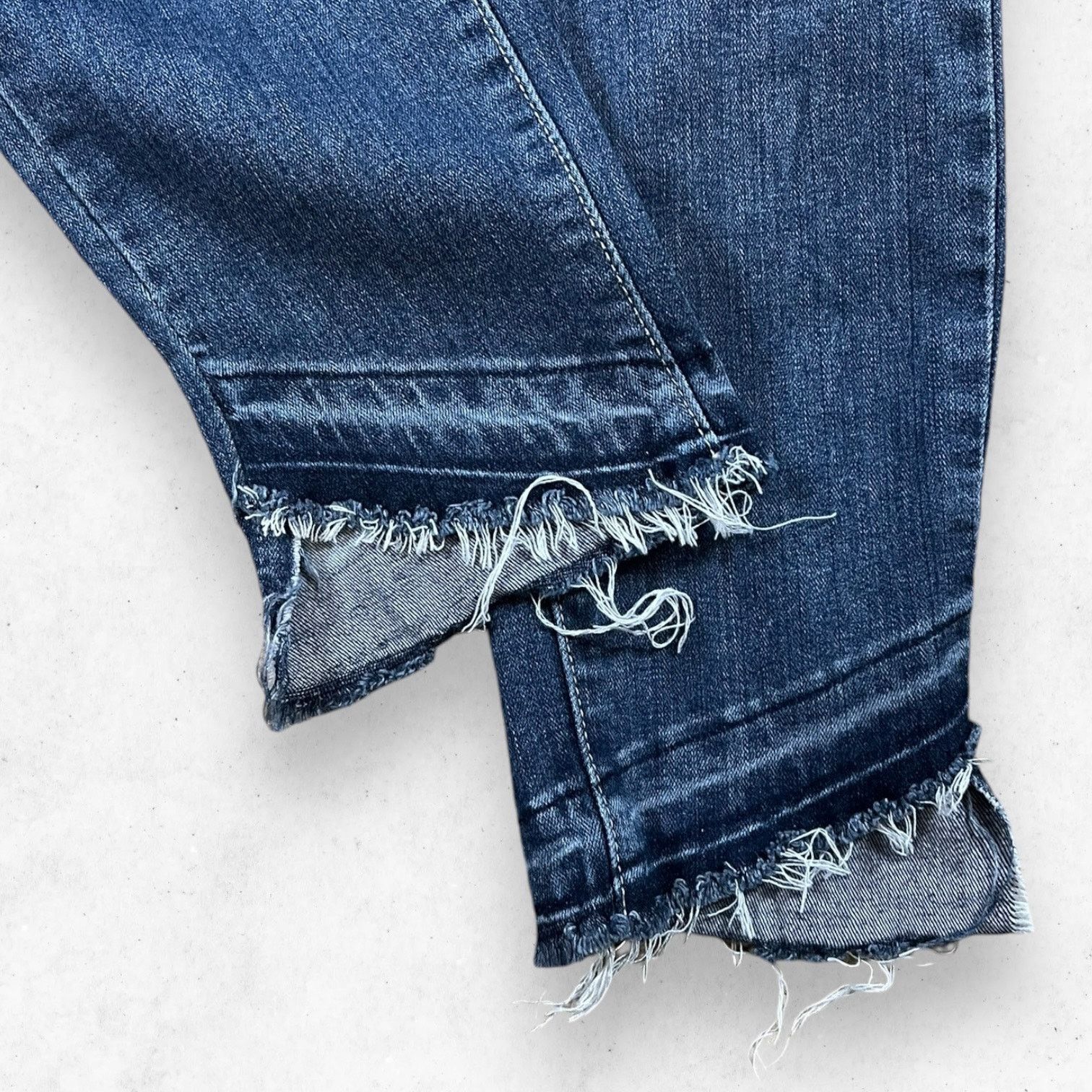 Paige Paige Jeans Verdugo Crop Women's 25 Stretch Denim Raw Hem Size 25" / US 0 / IT 36 - 6 Thumbnail