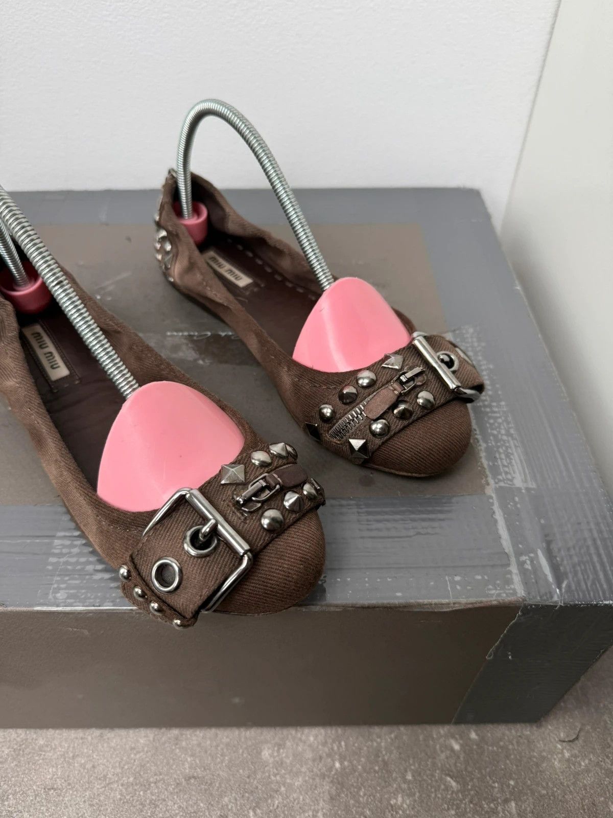 Miu Miu Miu Miu ballerinas ballet 2000s y2k vintage archive Size US 6.5 / IT 36.5 - 4 Thumbnail