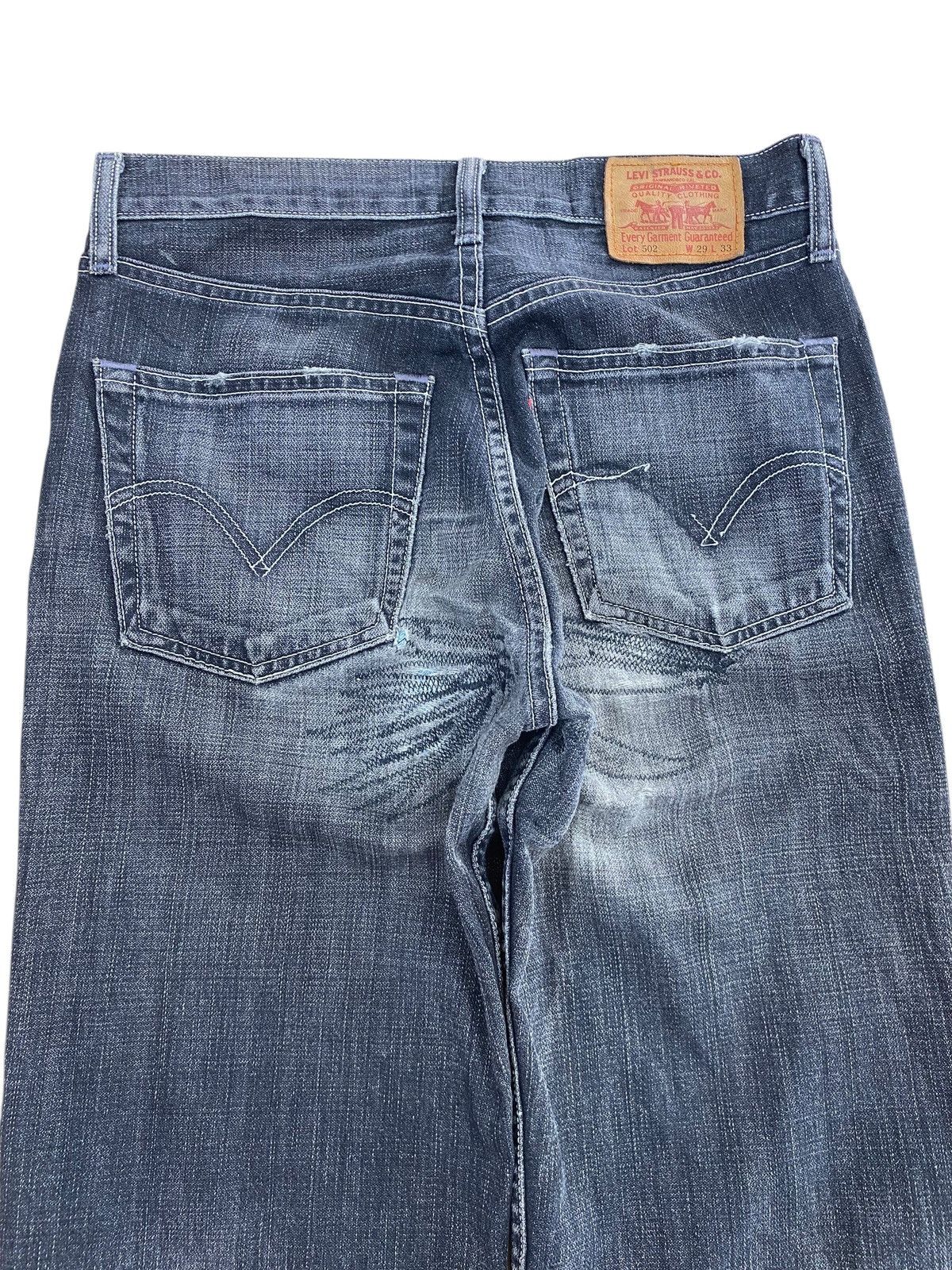 Levi's Levi’s 502 Faded Wash Style Straight Cut Jeans Size US 28 / EU 44 - 4 Thumbnail