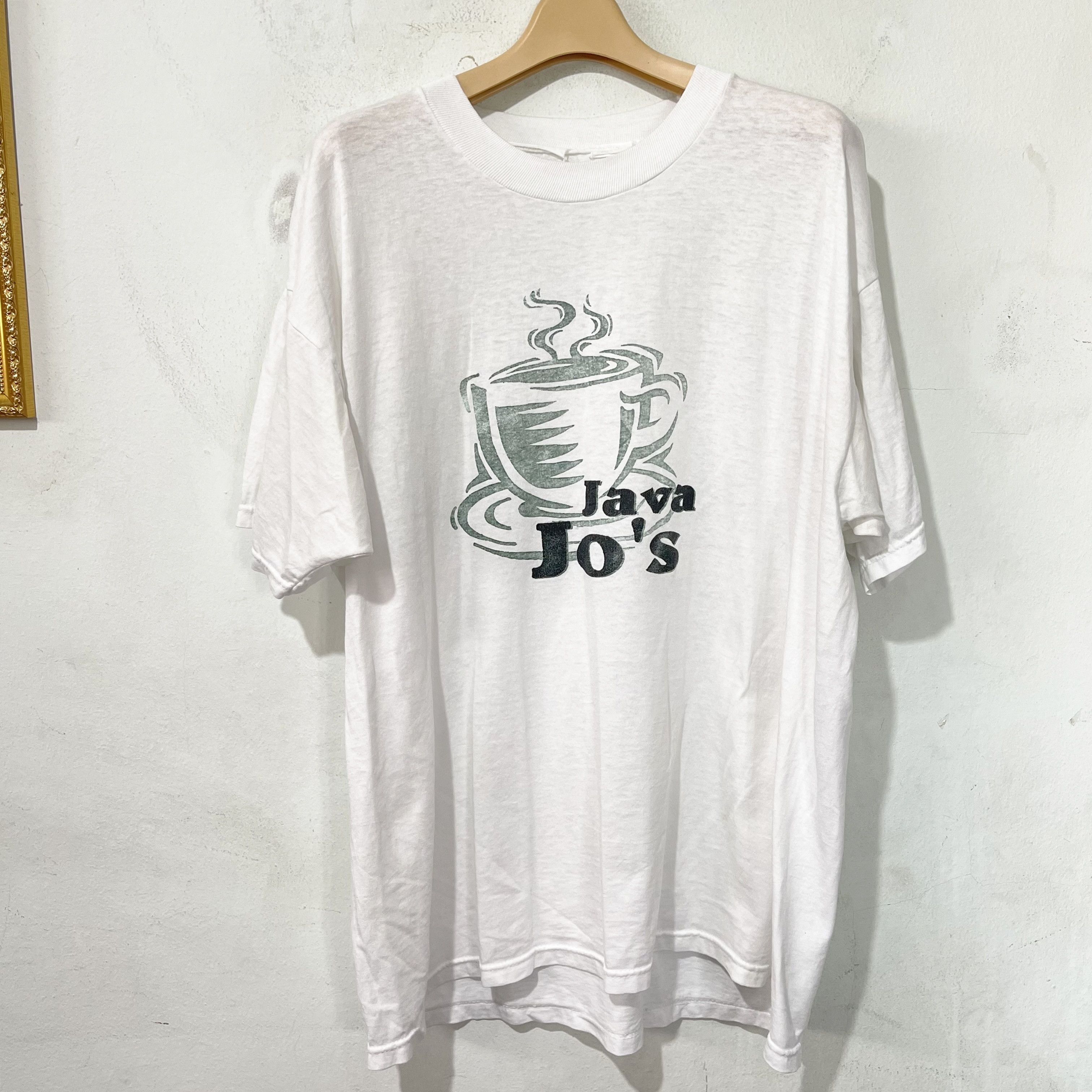 Vintage Vintage Java Jo's Coffee T-Shirt Size US XL / EU 56 / 4 - 1 Thumbnail