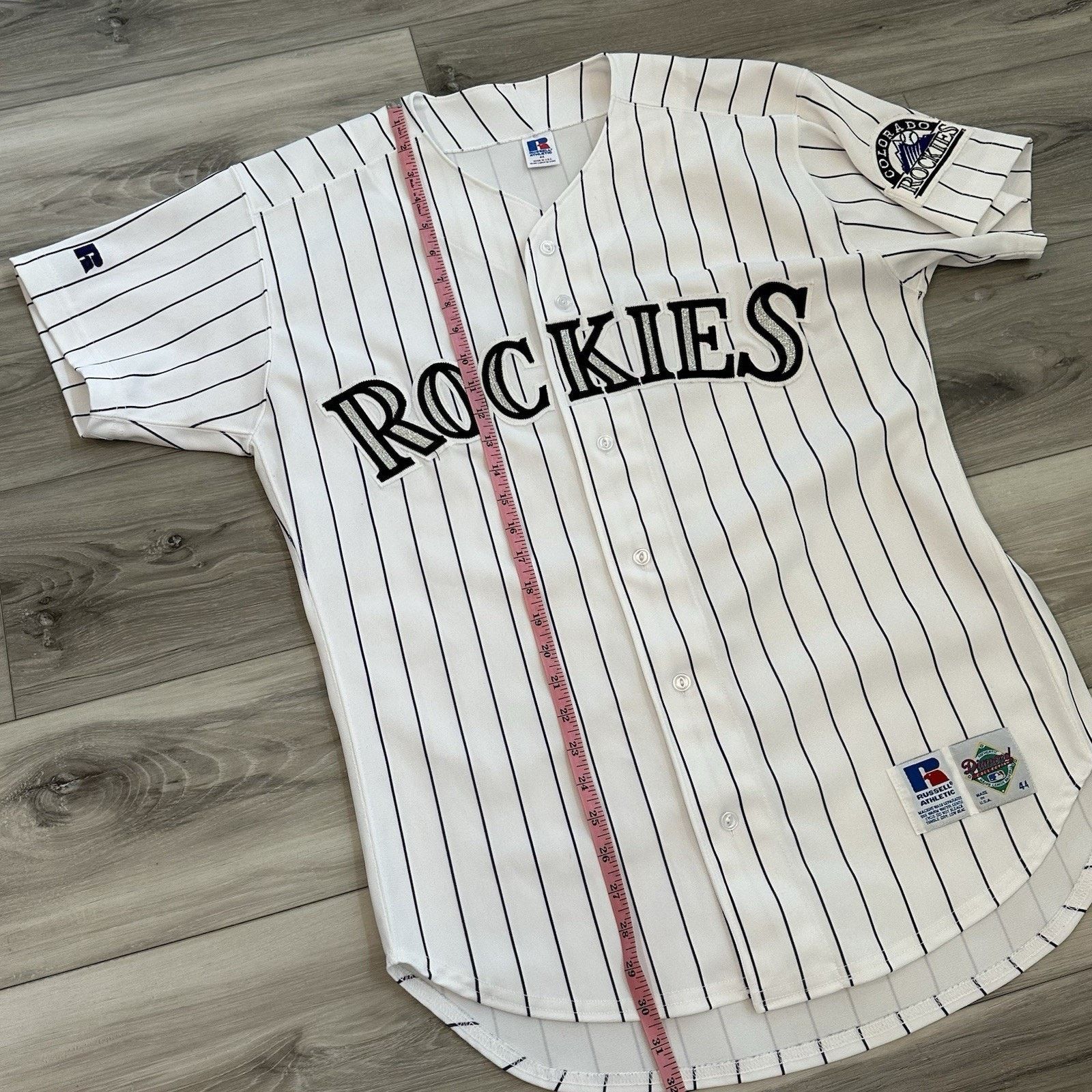 Russell Athletic VTG Russell MLB Diamond Collection Colorado Rockies Jersey Size US L / EU 52-54 / 3 - 9 Thumbnail