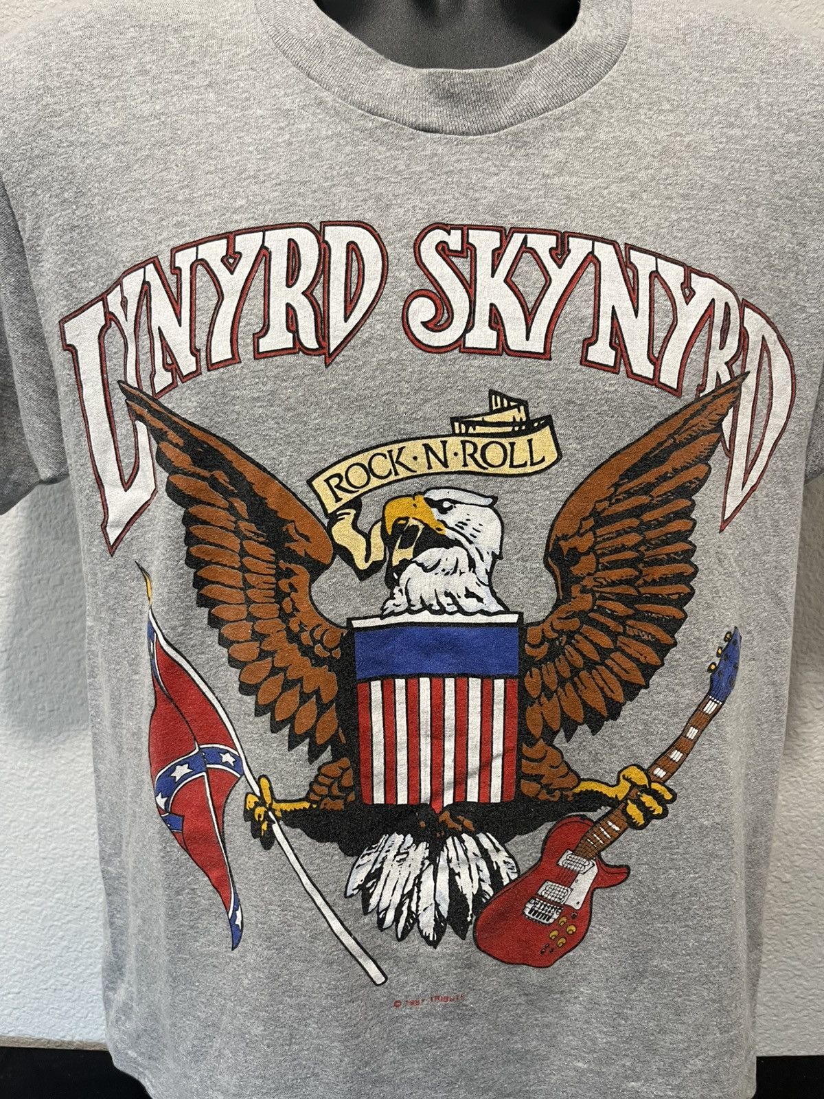 Vintage Lynrd skynrd 10 year anniversary tour shirt vintage 80s Size US L / EU 52-54 / 3 - 3 Thumbnail