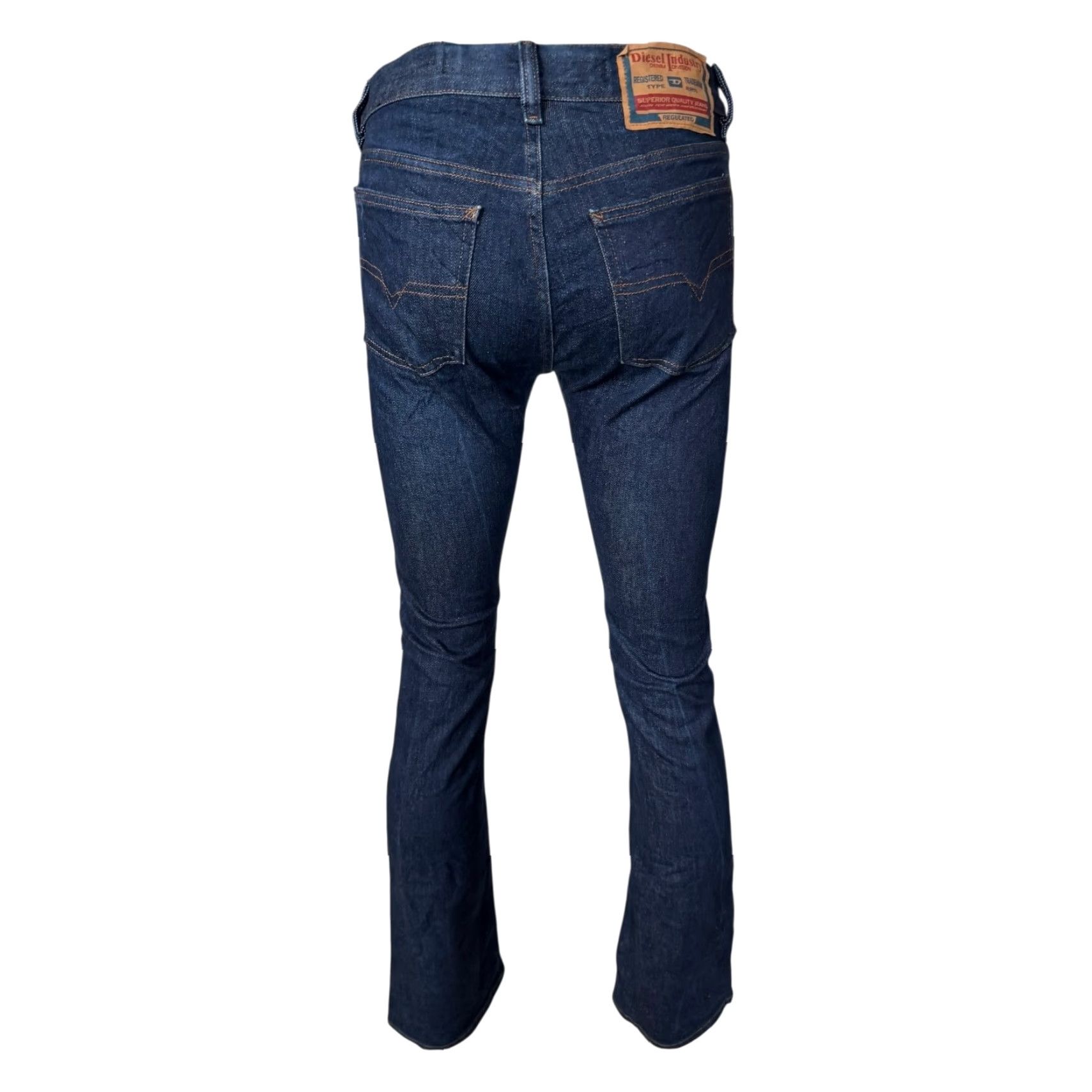 Diesel Diesel Fanker Bootcut Jeans Women’s W28 L34 Dark Blue Stretch 5-Pocket Denim Skinny Regular Size 28" / US 6 / IT 42 - 3 Thumbnail