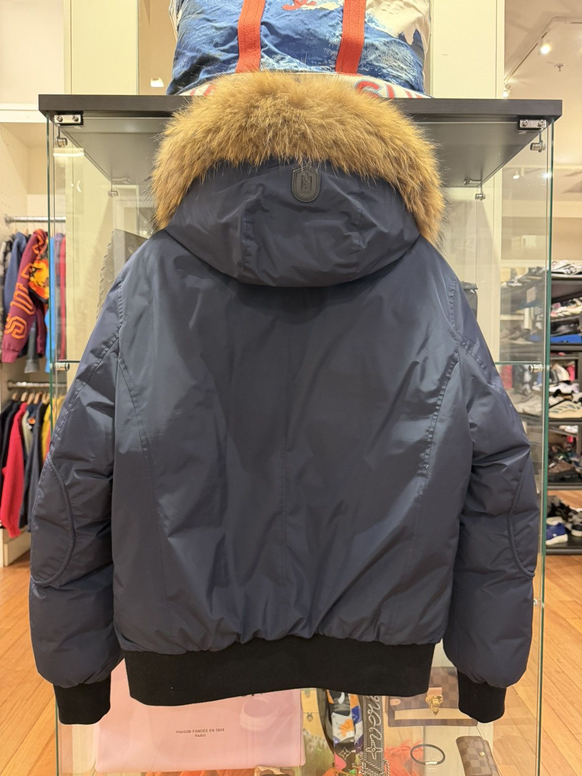 Mackage Mackage Fur Hooded Bomber Jacket Size US XXS / EU 40 - 2 Thumbnail