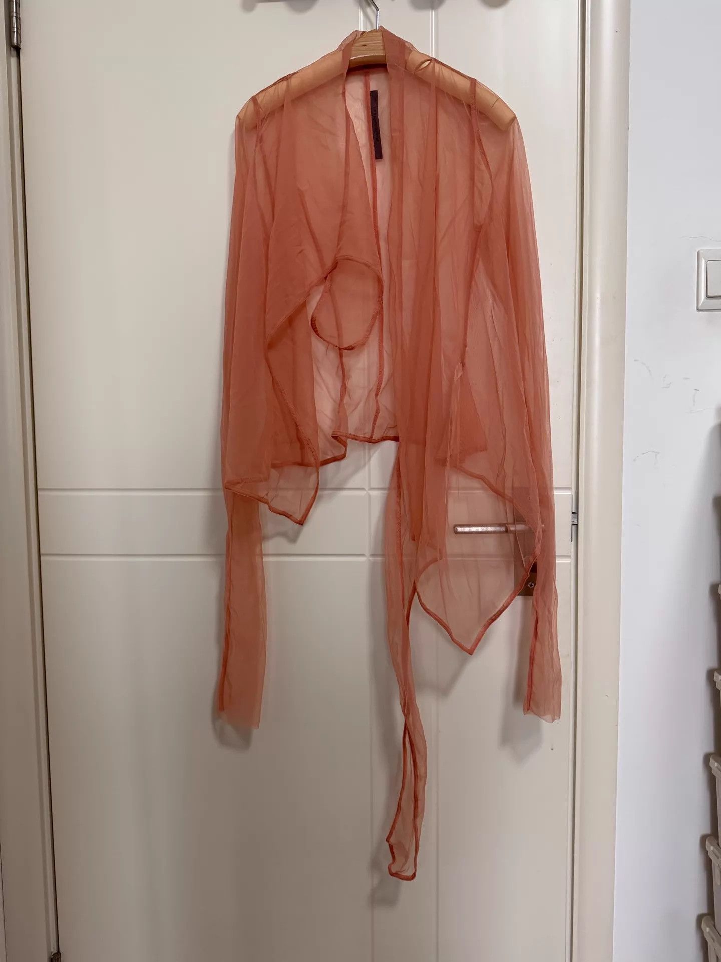 Rick Owens Rick Owens Pink Stretch Sheer Sun Jacket 34 Size XXS / US 00 / IT 34 - 1 Thumbnail