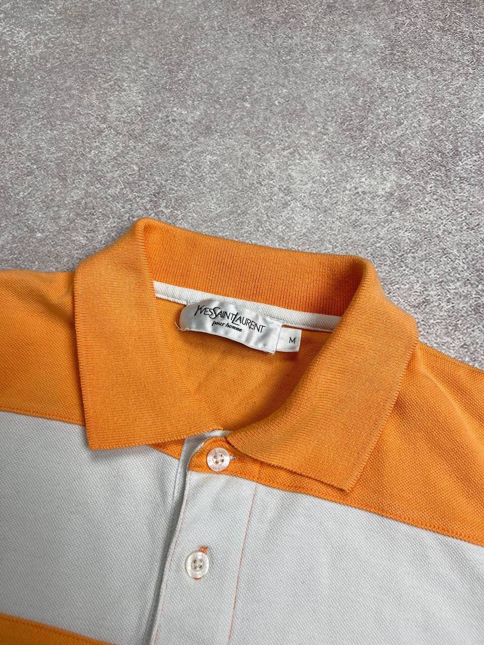 Other Vintage YSL Yves Saint Laurent Striped Polo Shirt M Size US M / EU 48-50 / 2 - 4 Thumbnail