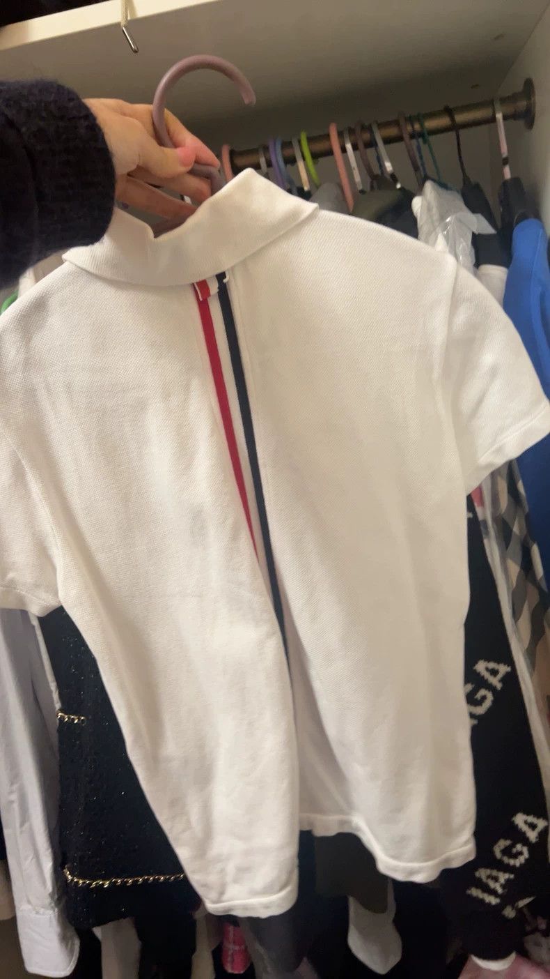 Thom Browne Thom Browne White polo shirt Size XS / US 0-2 / IT 36-38 - 4 Thumbnail