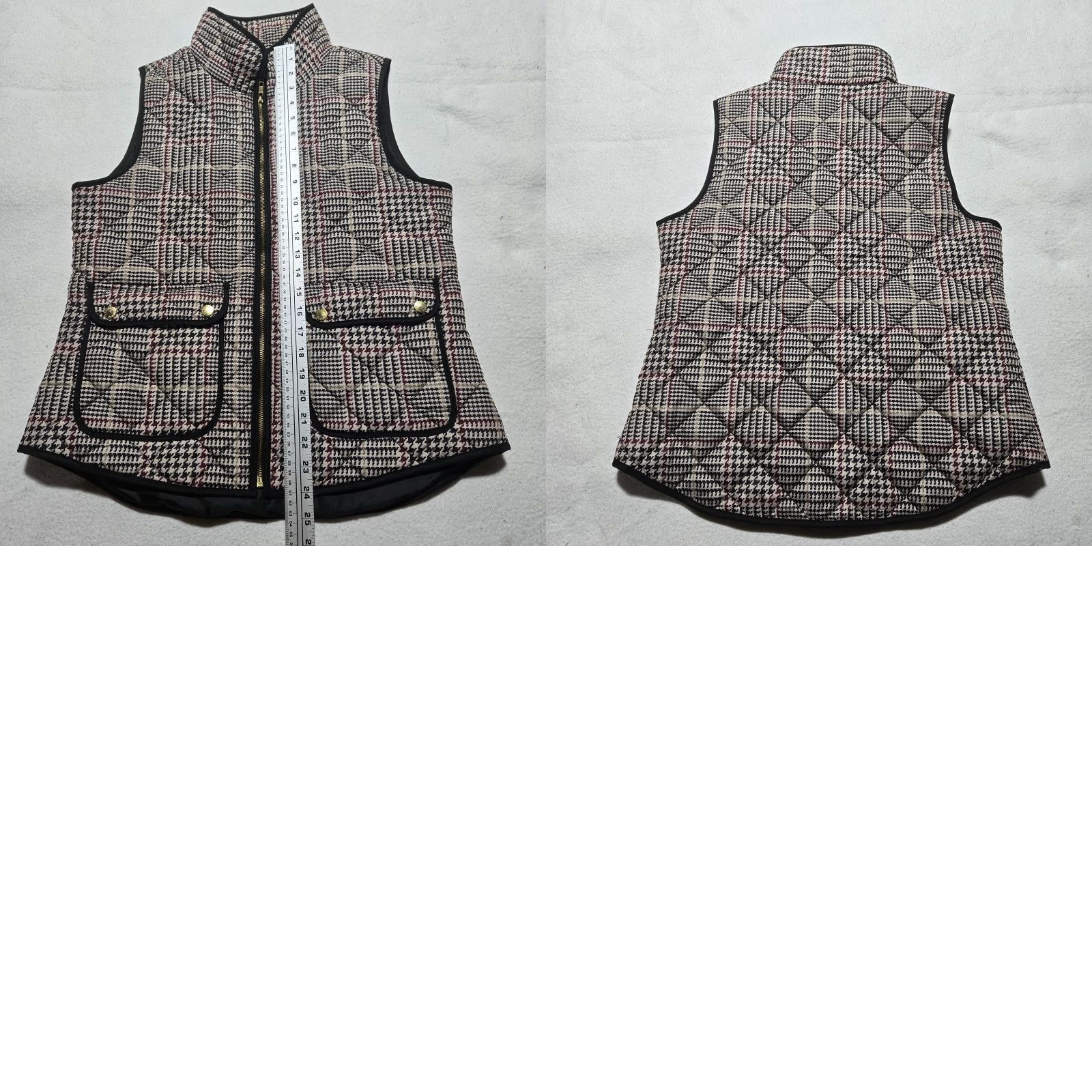 Vintage Adrienne Vittadini Quilted Vest Zip Up Sleeveless Adult Women's Size L Large Size L / US 10 / IT 46 - 8 Thumbnail
