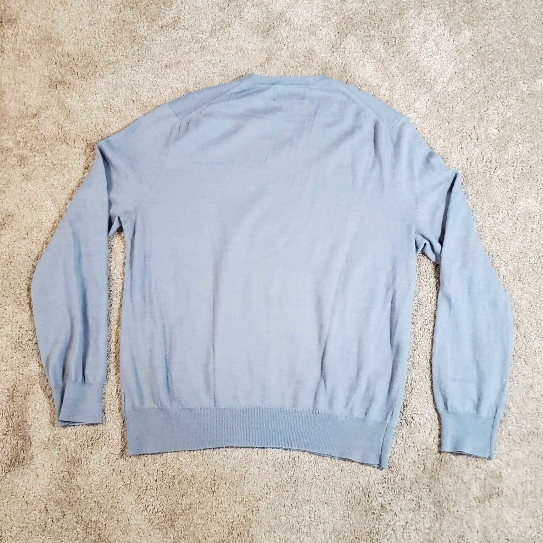 Express New Express Merino Wool Blend V Neck Pullover Sweater Size L/XL Multicolor Mens Size US L / EU 52-54 / 3 - 8 Thumbnail