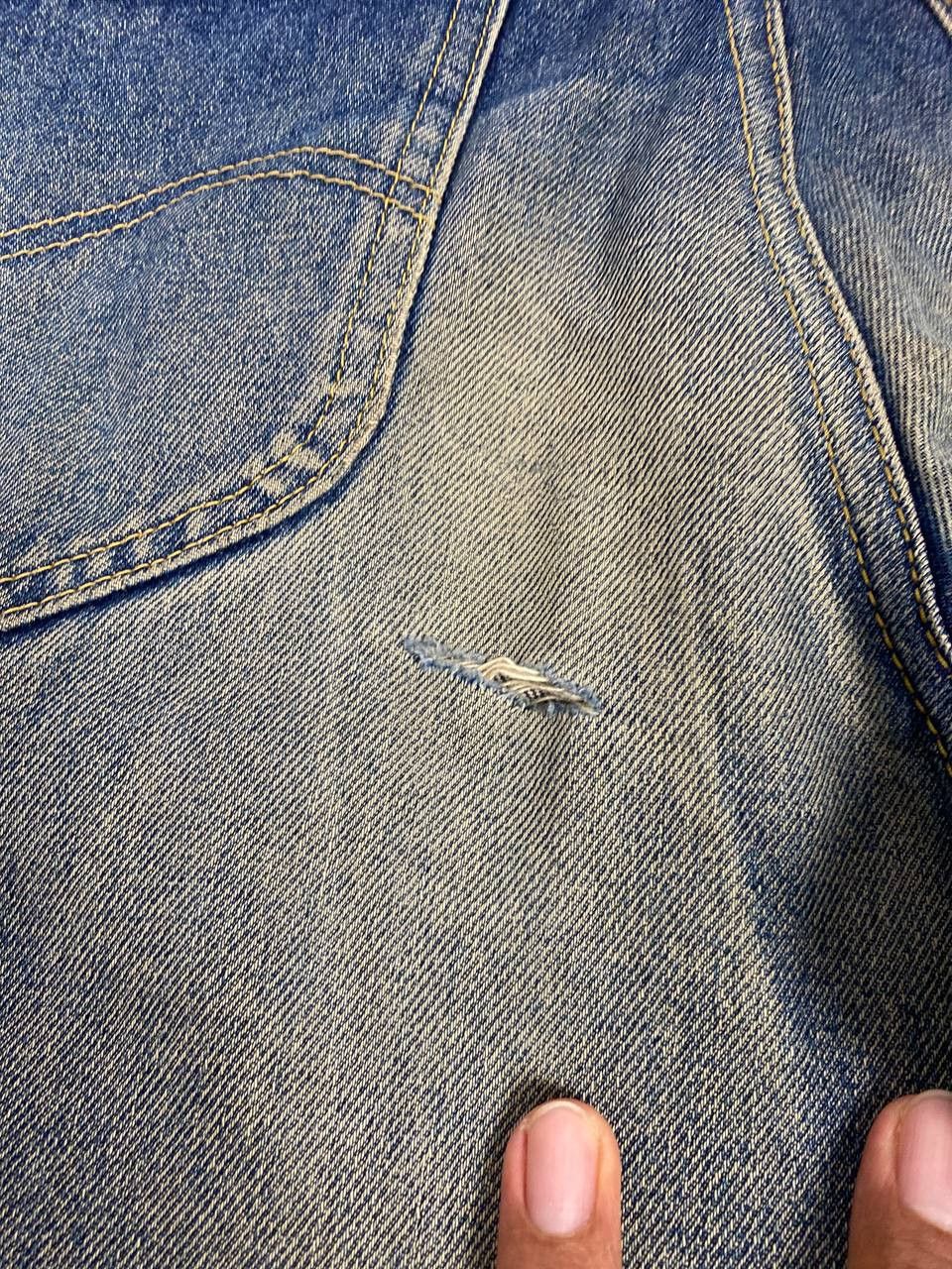Lee vintage lee riders distressed denim nice design Size US 32 / EU 48 - 4 Thumbnail