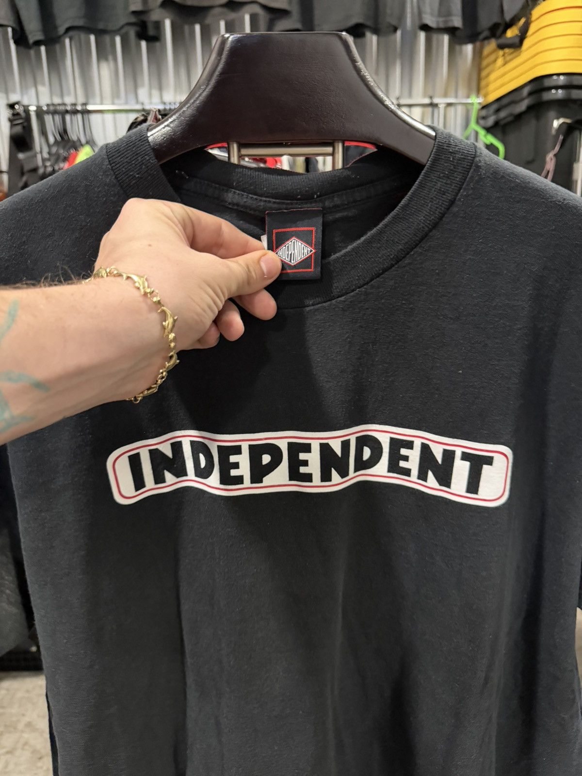 Independent Truck Co. Y2K Vintage Independent Bar Logo Tee XXL Size US XXL / EU 58 / 5 - 2 Thumbnail