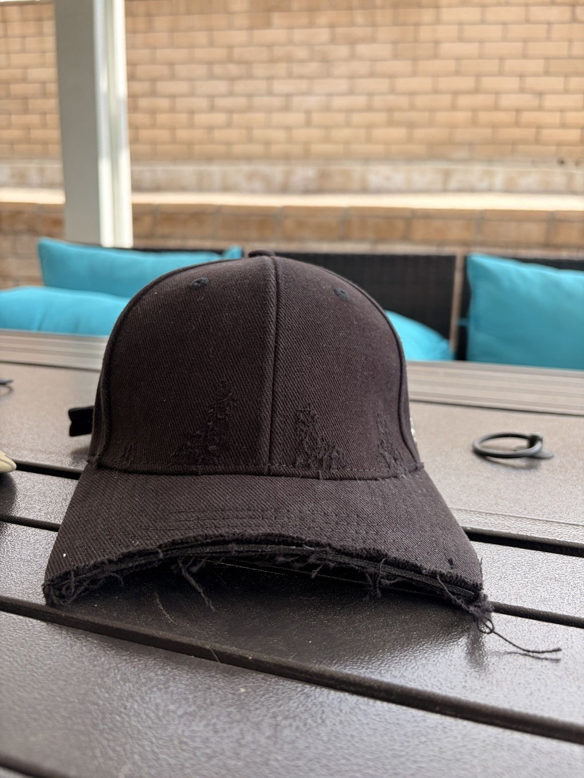 Pearled Ivory Customized Pearled Ivory Uniform Cap Size ONE SIZE - 4 Thumbnail