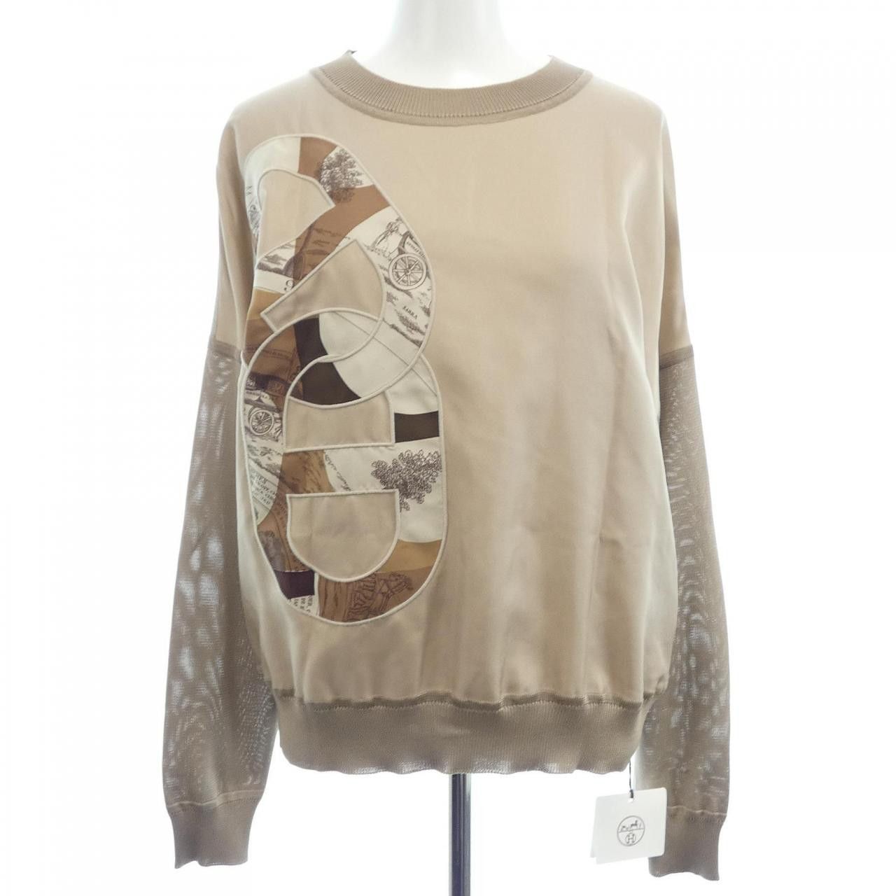 Hermes Hermes Hermes Chaine d’Ancre Silk Top Textile Tops DUTY FREE for USA Size ONE SIZE - 1 Thumbnail