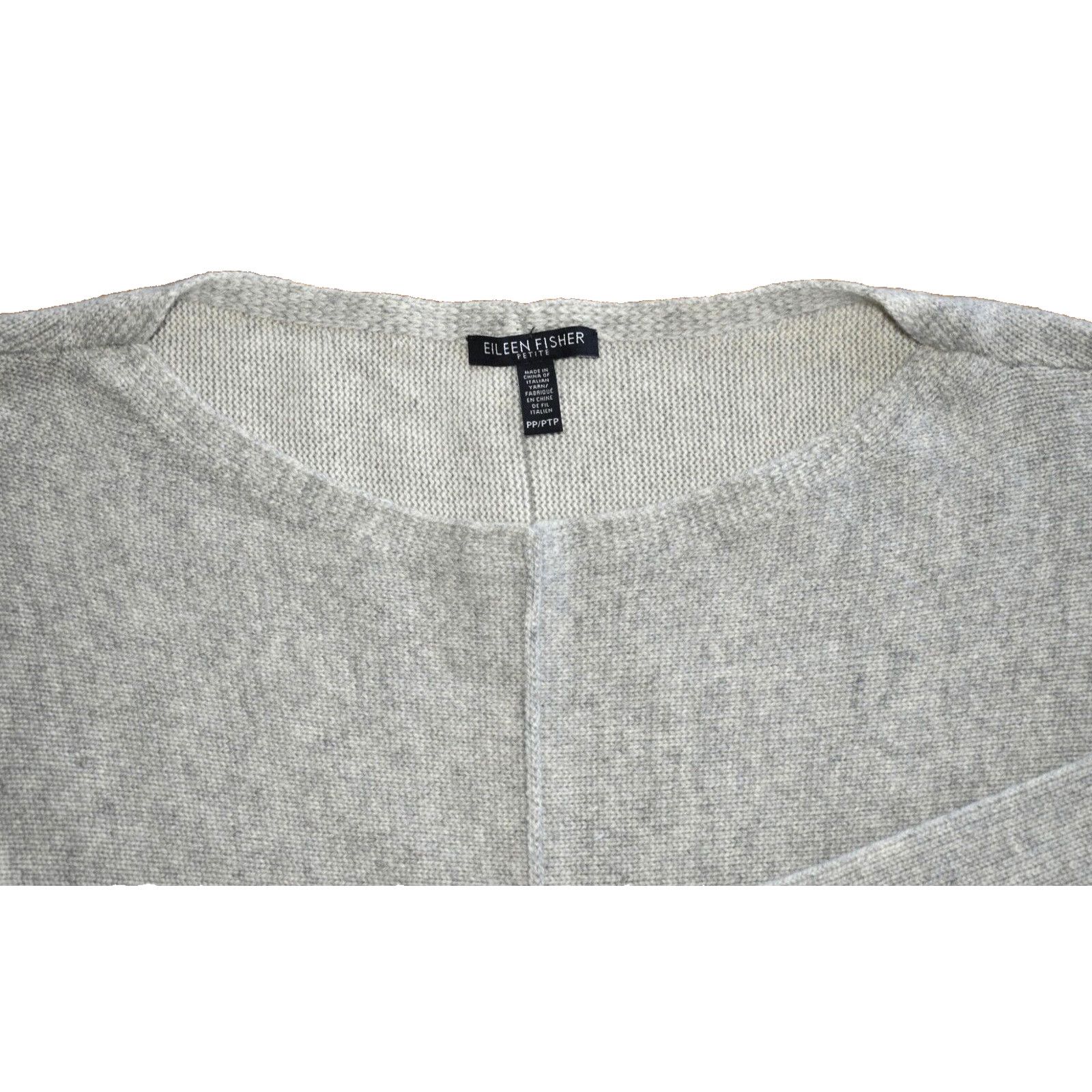 Eileen Fisher NEW EILEEN FISHER Heather Cashmere High/Low Hem Sweater PP Size S / US 4 / IT 40 - 5 Thumbnail