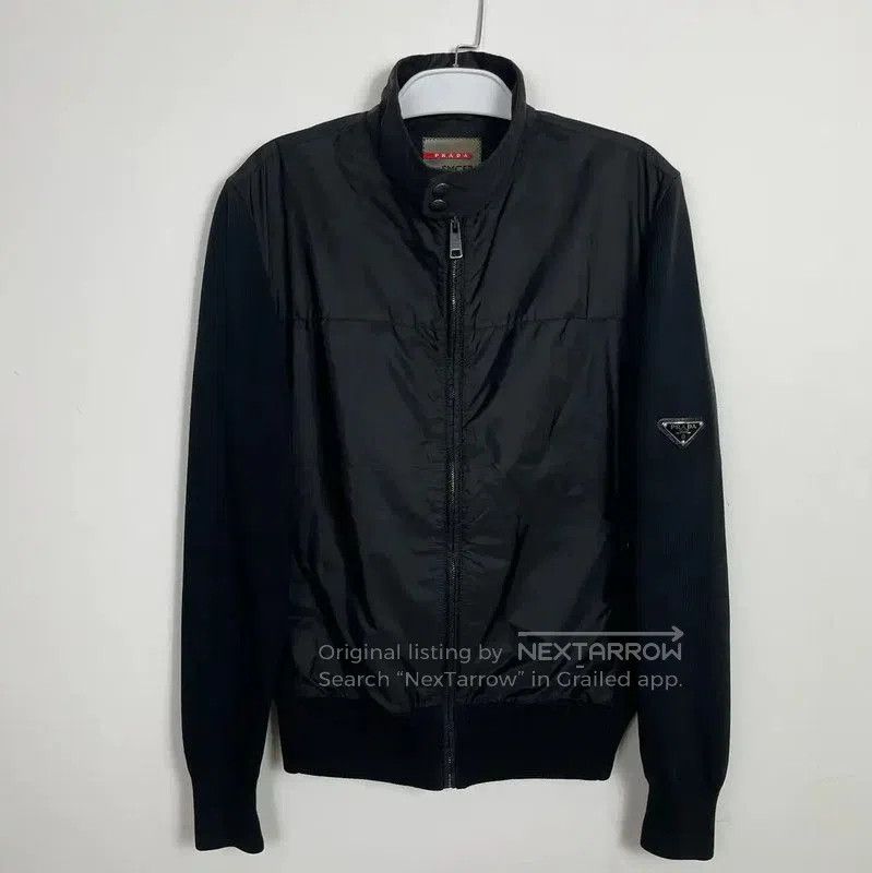 Prada Prada Men's Black Lightweight Spring Jacket. Size US S / EU 44-46 / 1 - 1 Thumbnail
