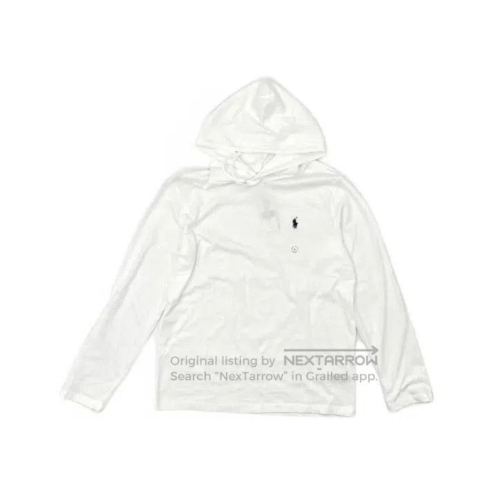 Polo Ralph Lauren Polo Ralph Lauren Men's White Hooded Sweatshirt. Size US M / EU 48-50 / 2 - 2 Thumbnail