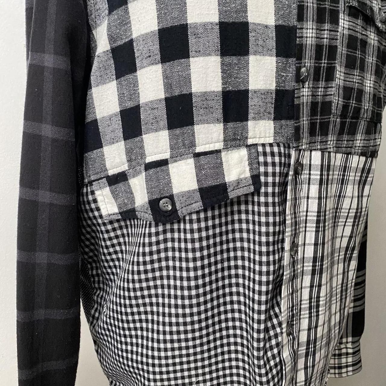 Jon Stan NYC JON STAN NYC Plaid Patchwork Woven Button Down Shirt mens XL Size US XL / EU 56 / 4 - 3 Thumbnail