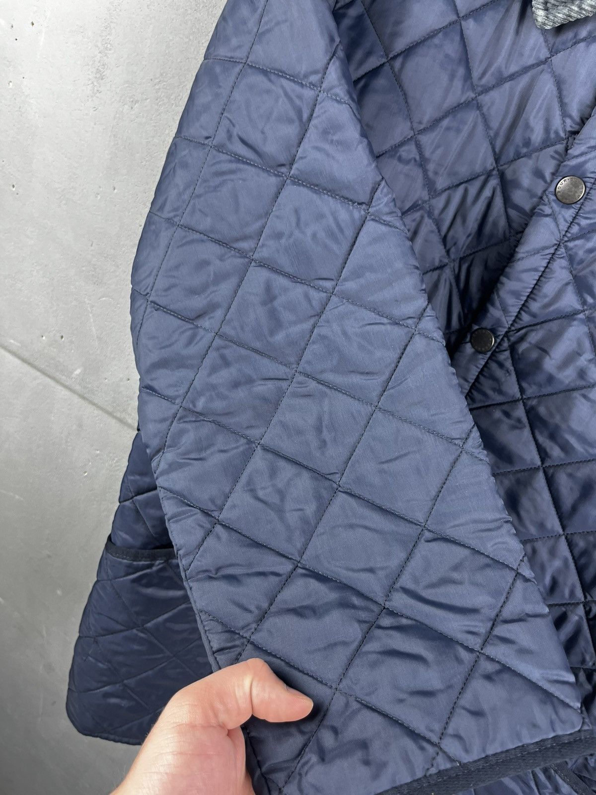 Barbour Vintage Barbour Liddesdale Quilted Men's Jacket Navy M Size US L / EU 52-54 / 3 - 9 Thumbnail