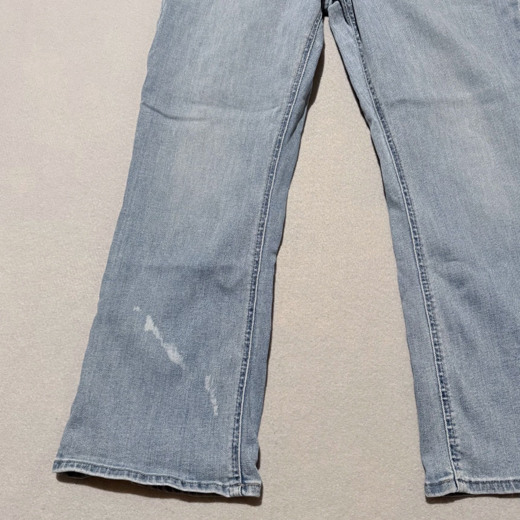 Lee Lee Jeans Jeans Women Blue Light Wash Denim Stretch Pocket Classic Straight Zip Fly 14M Size 36" / US 14 / IT 50 - 5 Thumbnail
