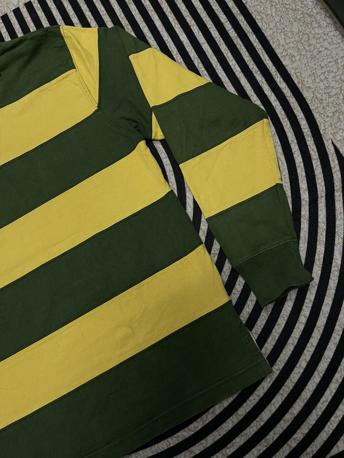 Polo Ralph Lauren 1990 POLO RALPH LAUREN STRIPES KANYE WEST STYLE POLO SHIRT Size US M / EU 48-50 / 2 - 18 Thumbnail