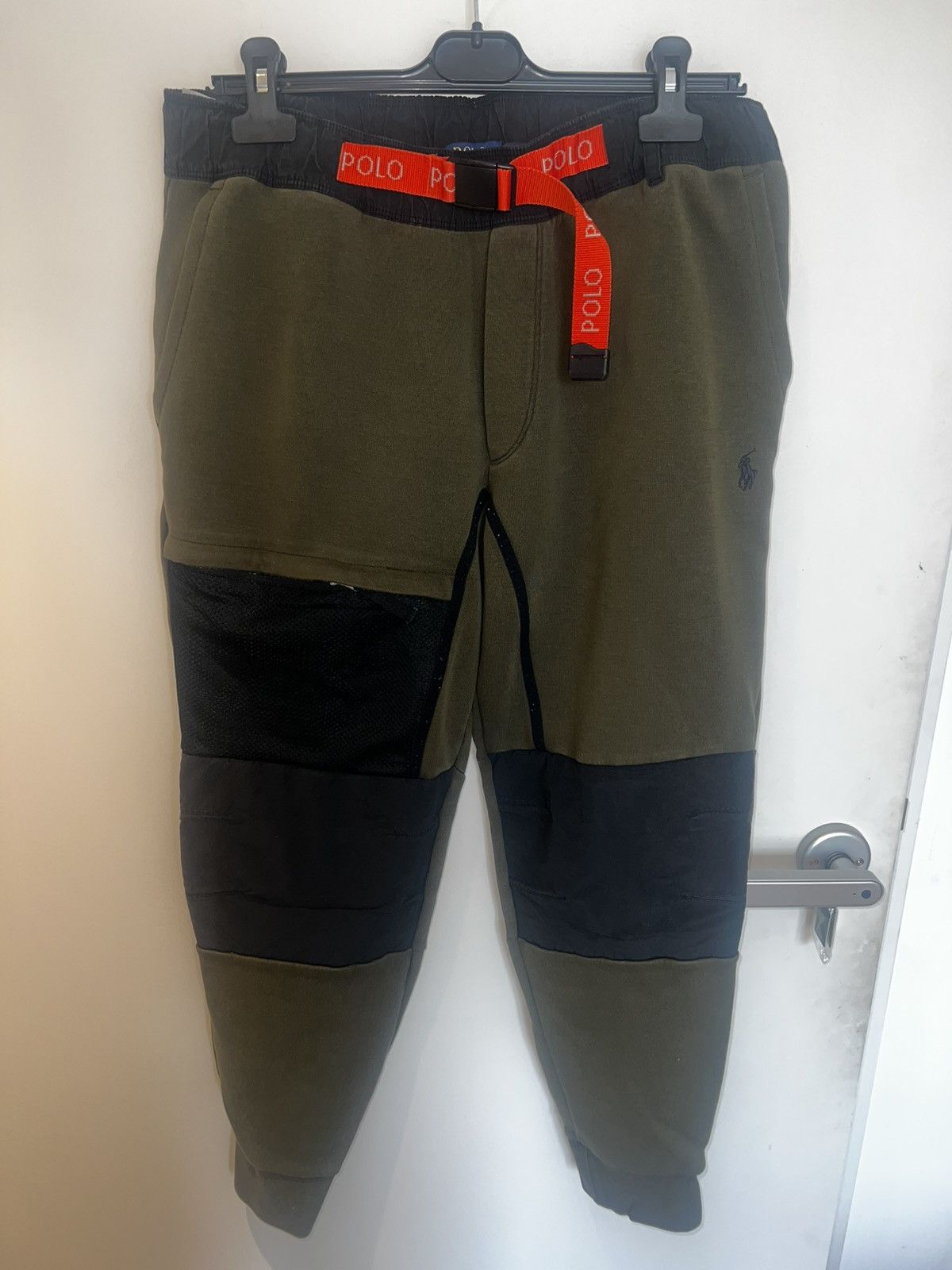 Polo Ralph Lauren Polo Ralph Lauren Tech Joggers Olive Green Web Belt Size US 32 / EU 48 - 2 Thumbnail