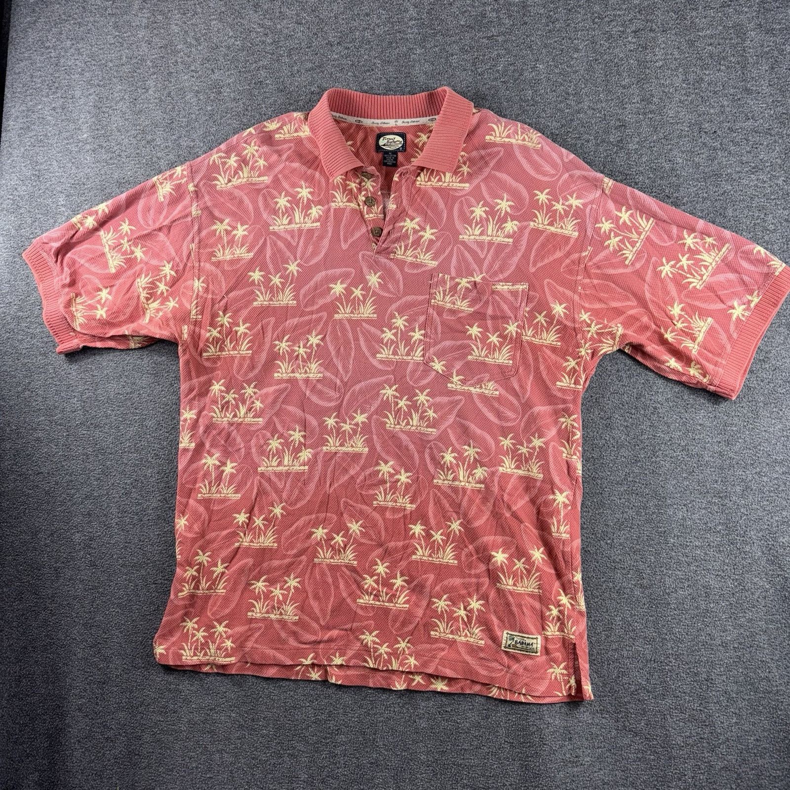 Tommy Bahama Vintage Tommy Bahama Polo Shirt Men's XL Coral Red Palm Size US XL / EU 56 / 4 - 3 Thumbnail