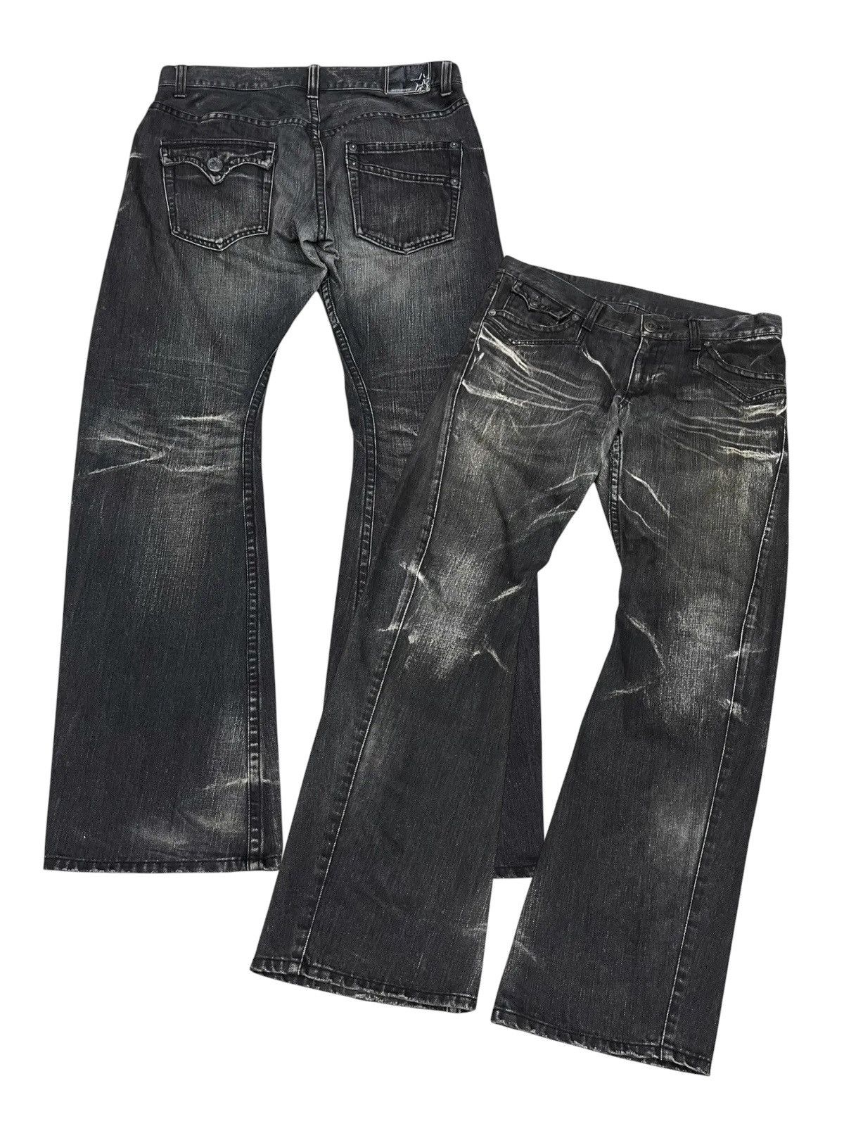 BIGI Vintage Archive Rattle Trap Bigi Mudmax Whisker Punk Flare Size US 34 / EU 50 - 1 Thumbnail