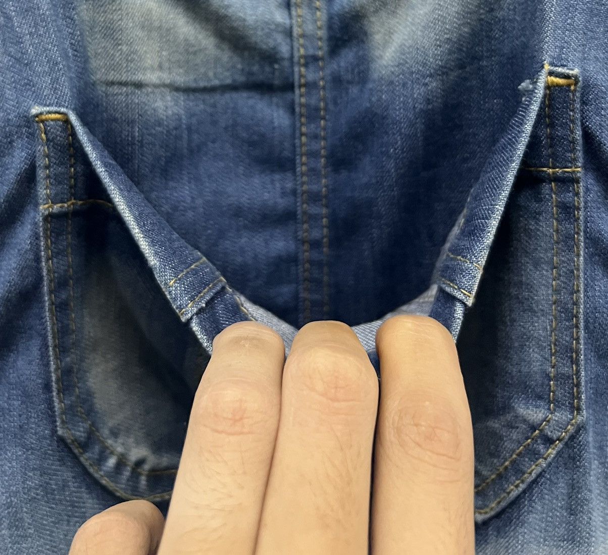 Japanese Brand × Vintage Vintage Y2K My D'artagnan Japanese Selvedge Denim Overalls Size US 35 - 7 Thumbnail