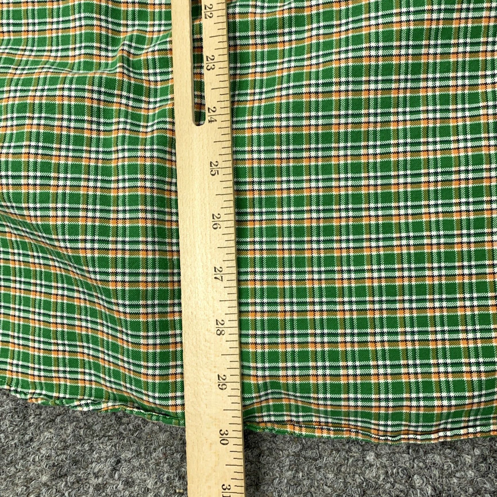 Ralph Lauren RALPH LAUREN Men's XL Green Orange Plaid Classic Fit Long Sleeve Button-Up Casual Shirt Size US XL / EU 56 / 4 - 7 Thumbnail