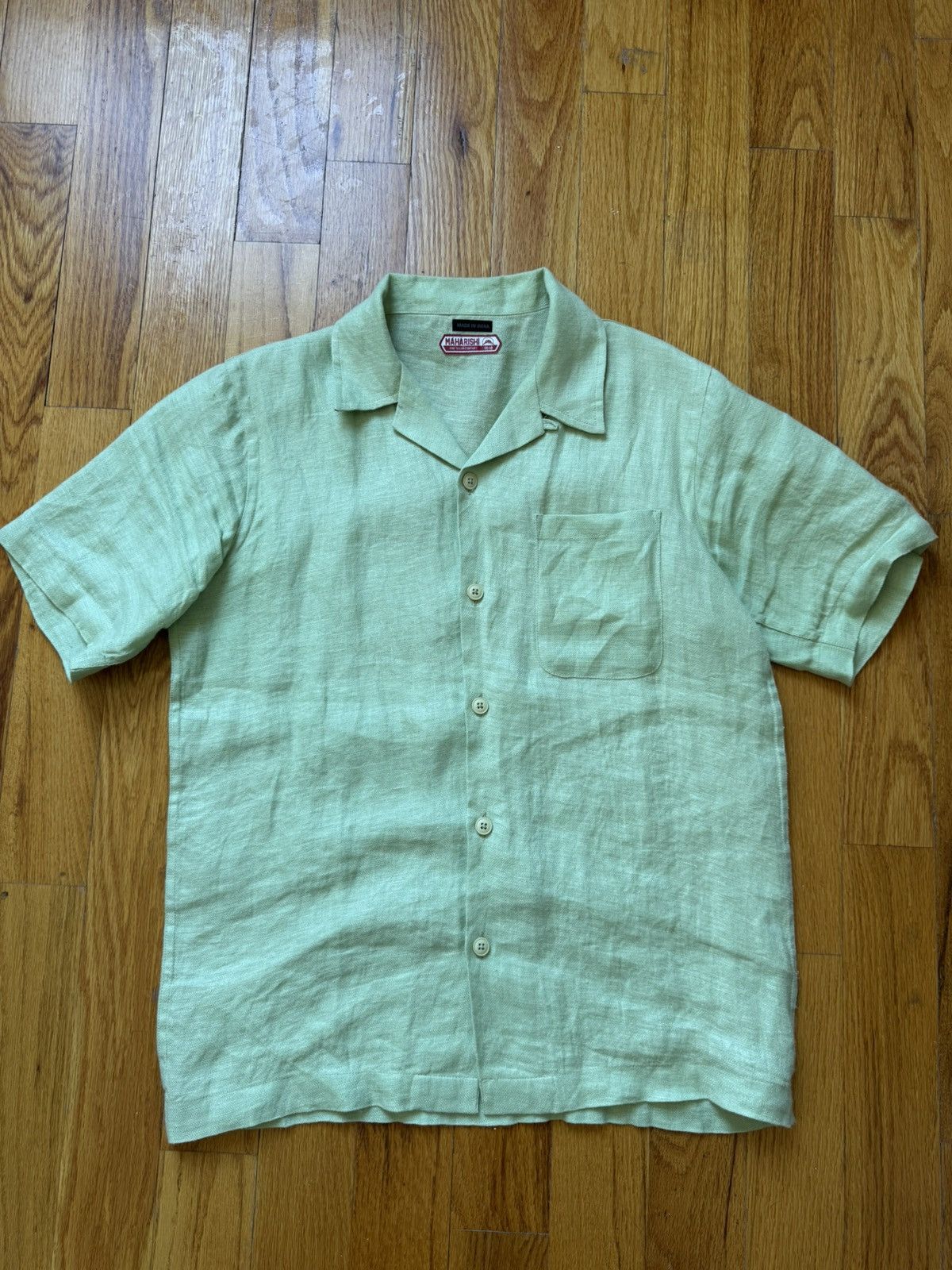 Maharishi Buttoned Open Collar Shirt Size US S / EU 44-46 / 1 - 1 Thumbnail