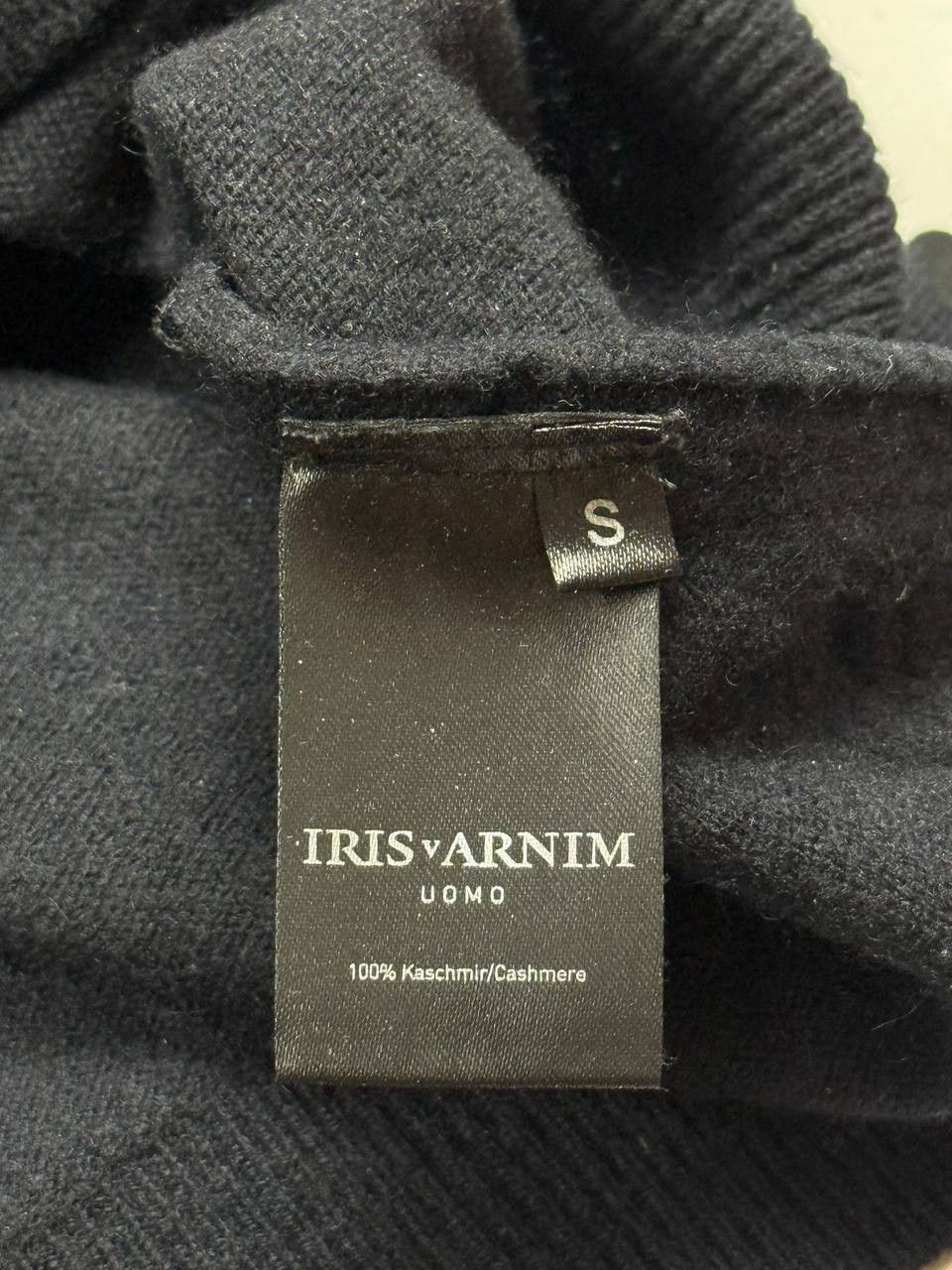 Iris von Arnim Iris Von Arnim Luxury Uomo Cashmere Sweater Navy Jumper Size US S / EU 44-46 / 1 - 9 Thumbnail