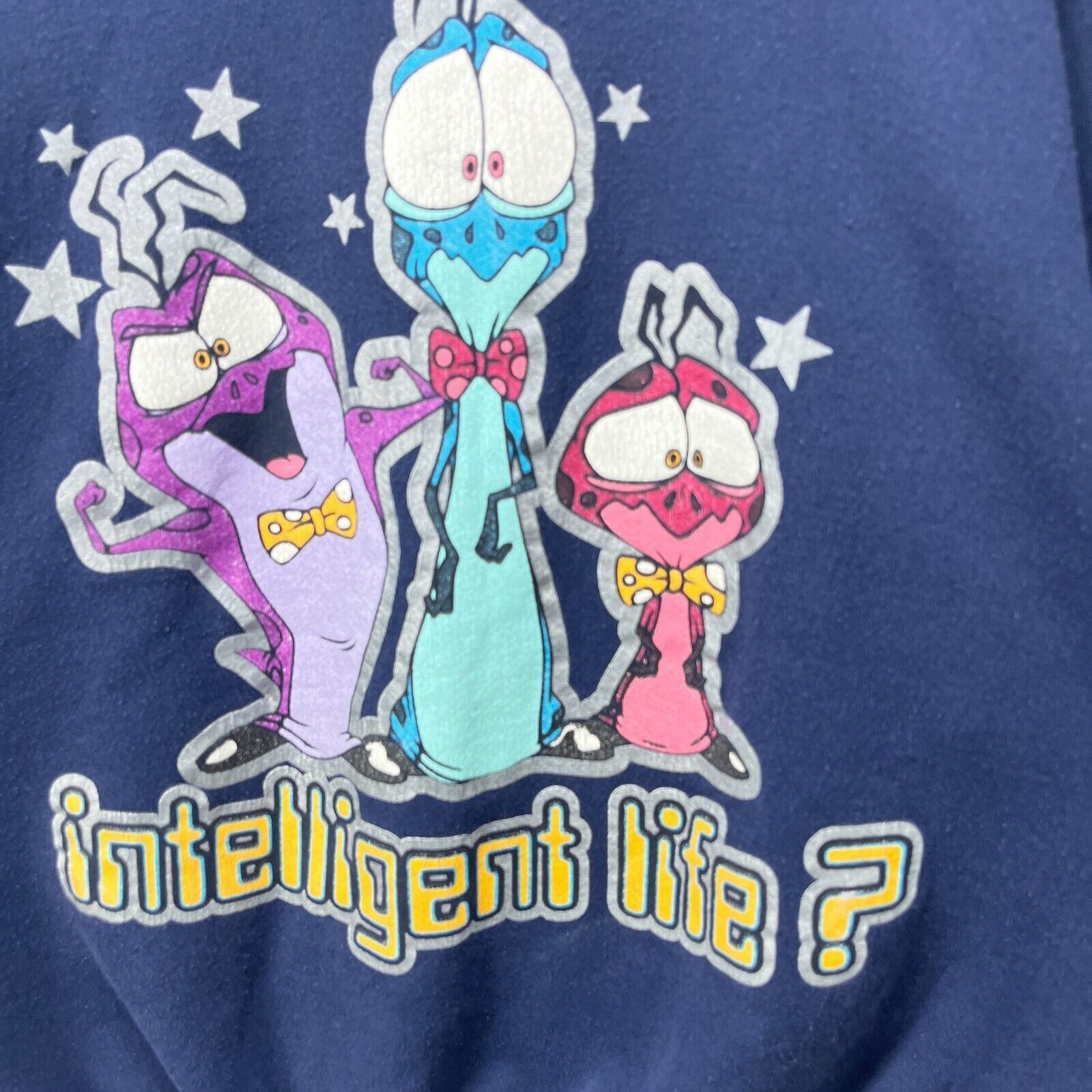 Vintage Vintage 90s Space JamMonsters Intelligent Life Graphic Large Size US L / EU 52-54 / 3 - 3 Thumbnail