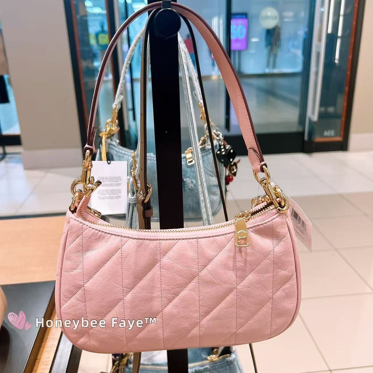 Coach NWT Coach Teri Shoulder Bag With Quilting CDY83 Size ONE SIZE - 2 Thumbnail