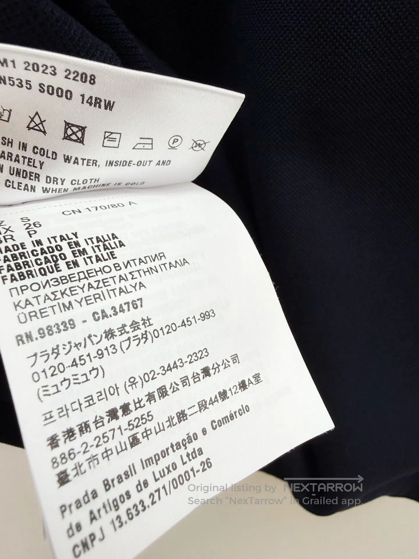 Miu Miu Miumiu New Letter Embroidery Polo Shirt. Size S / US 4 / IT 40 - 6 Thumbnail