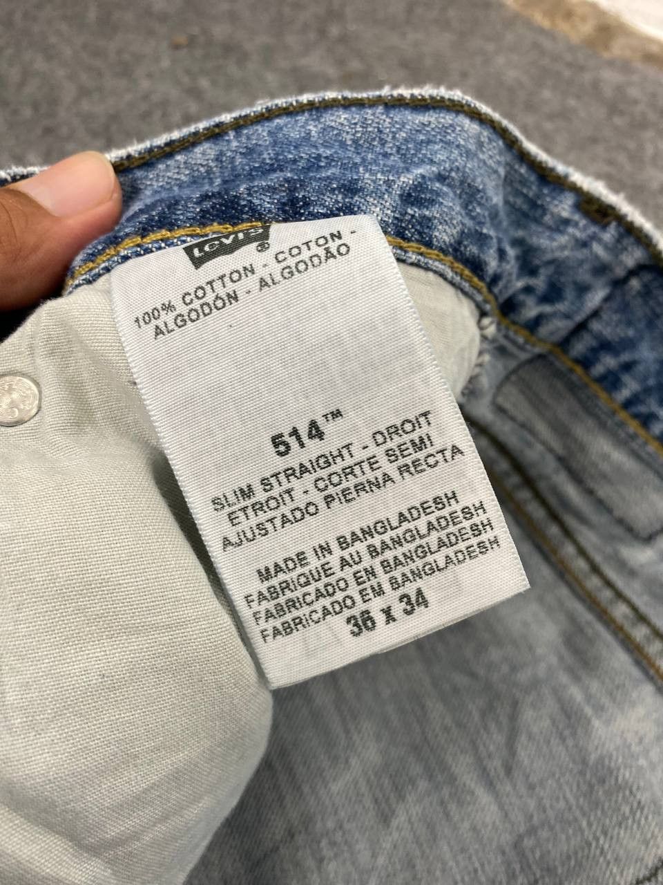 Levi's vintage levis 514 slim straight distressed denim Size US 38 / EU 54 - 13 Thumbnail