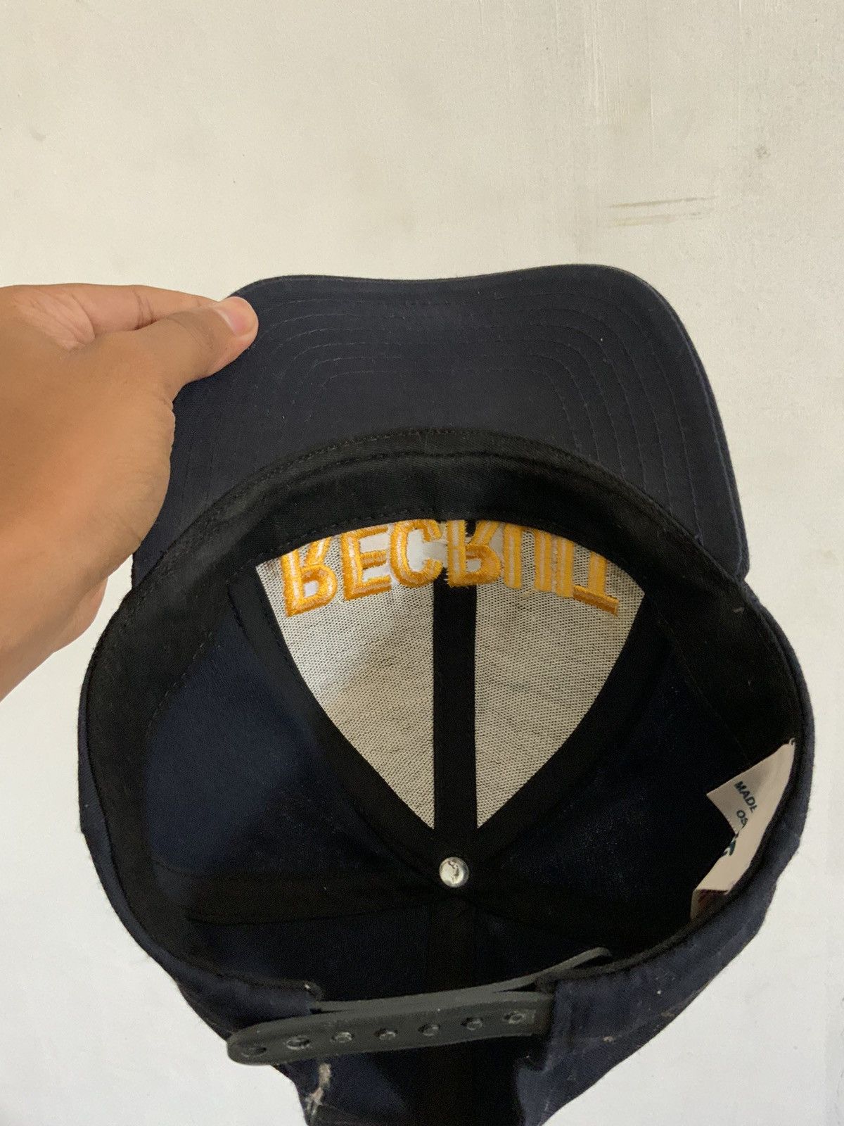 Vintage Recruit Graffiti USA Made Hat Size ONE SIZE - 8 Thumbnail