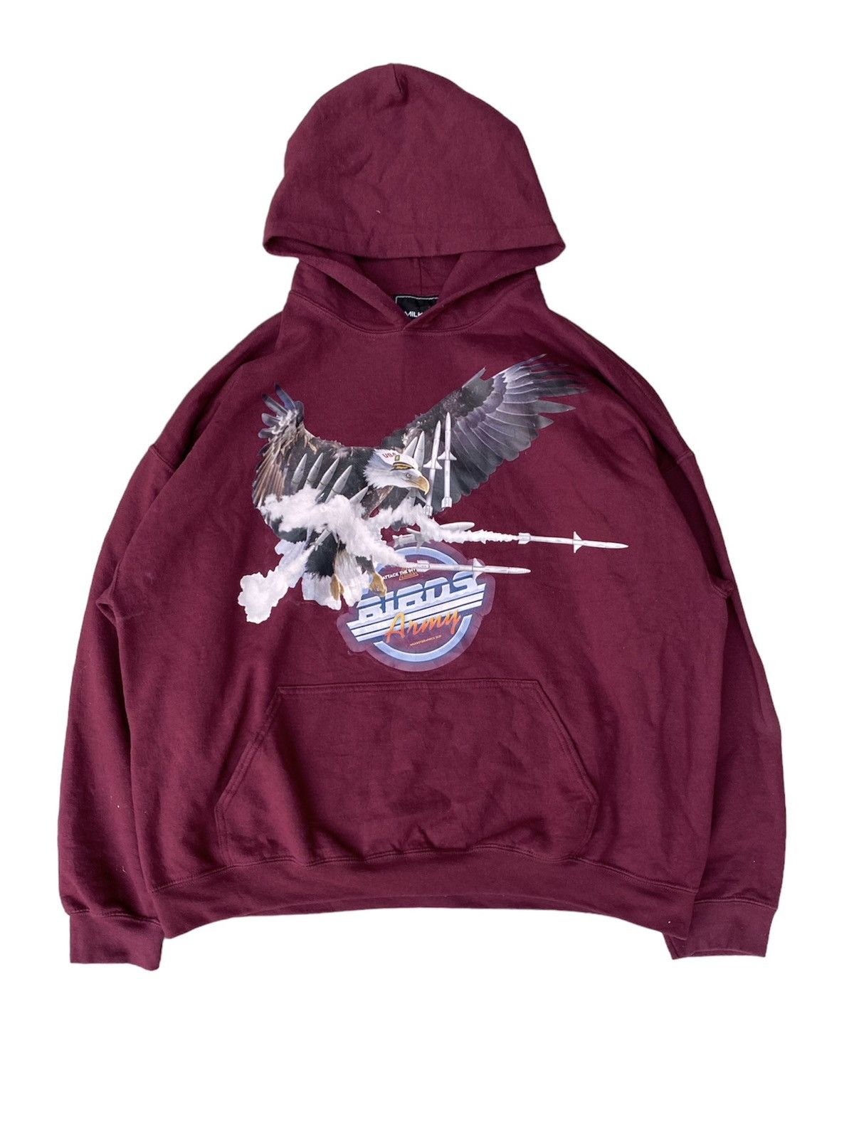 20471120 × Beauty Beast × Japanese Brand SS21 MILKBOY Military USA bird army hoodie Size US XL / EU 56 / 4 - 1 Thumbnail