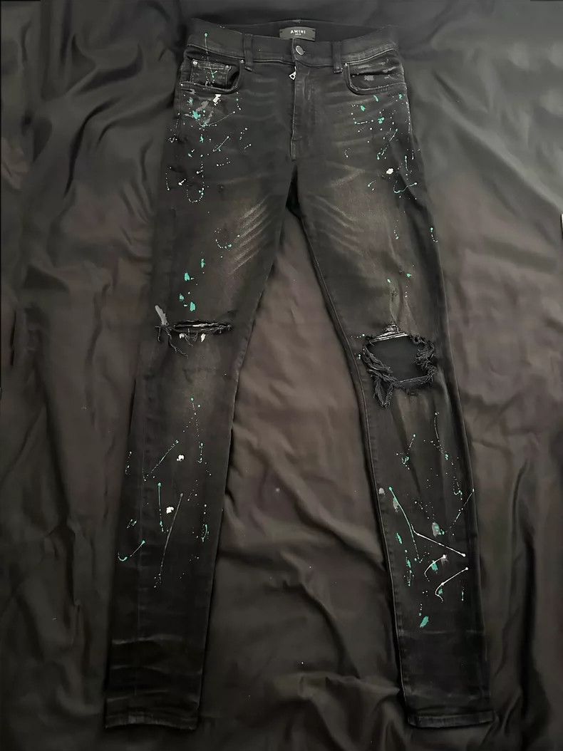 Amiri Amiri 18SS Artist Broken Jean Size US 29 - 1 Thumbnail