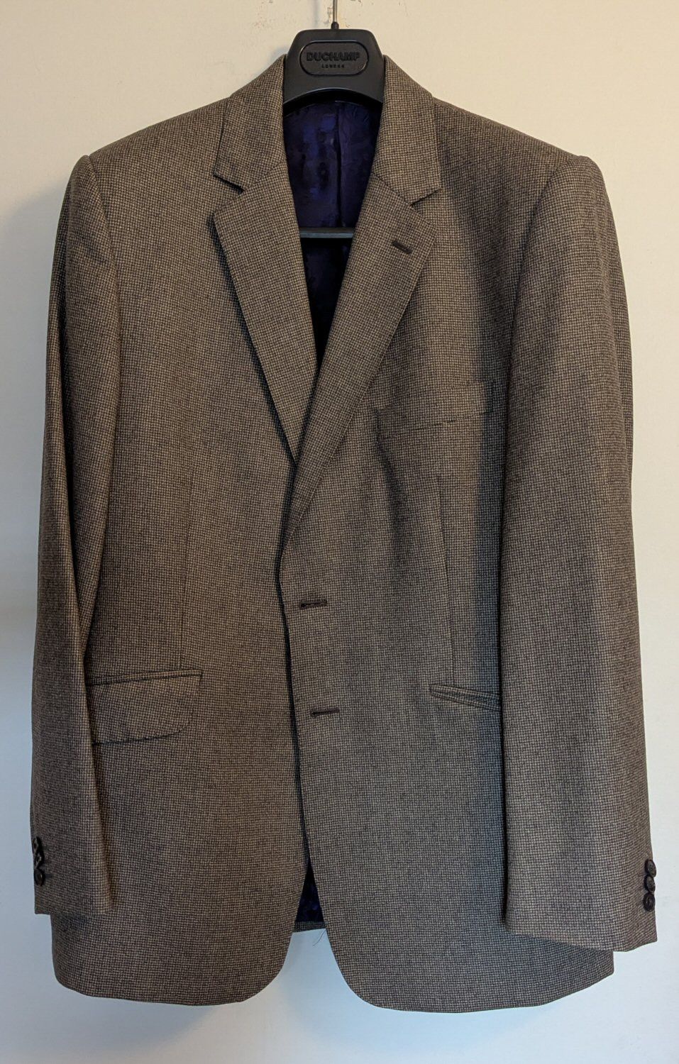 Duchamp London Duchamp 2-Button 3-Piece Light Brown Suit 42R NWT Size 42R - 2 Thumbnail