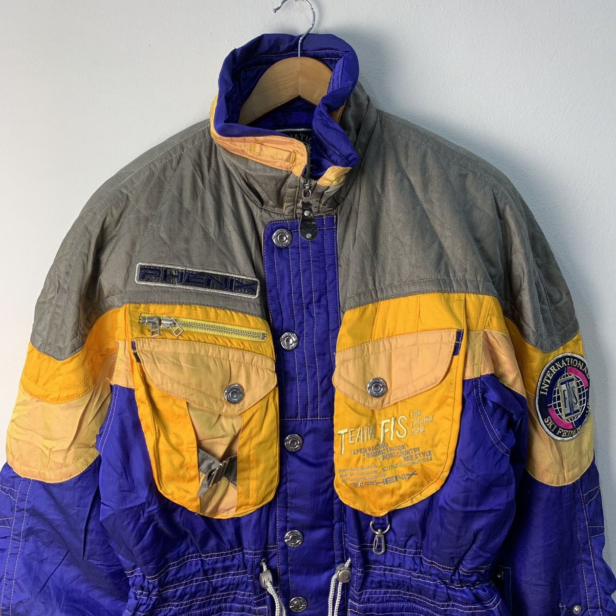 Phenix Ski Jacket Hooded Multicolor Thick Jacket