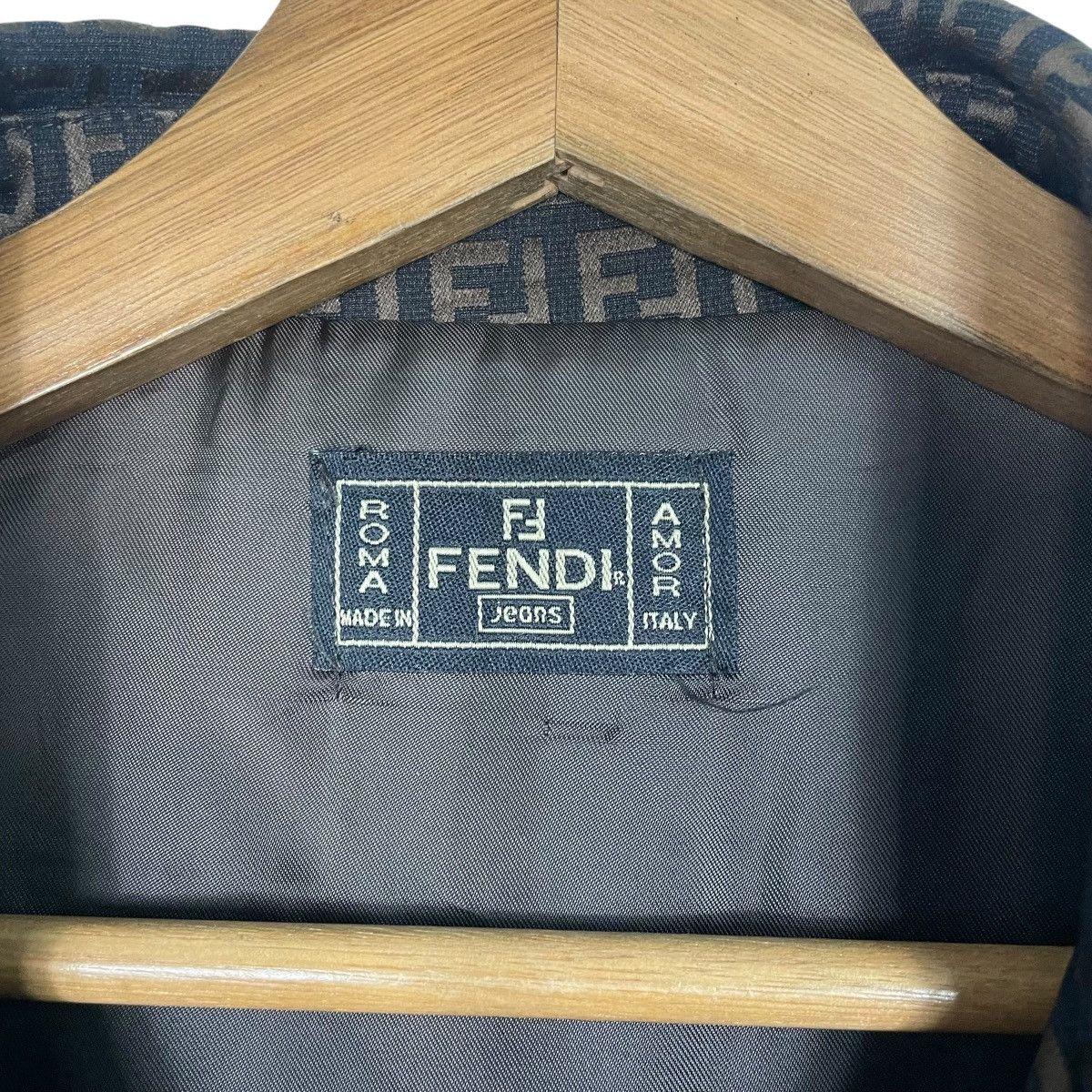 Fendi Vintage Fendi Zucca Monogram Trenchcoat Size M / US 6-8 / IT 42-44 - 16 Thumbnail
