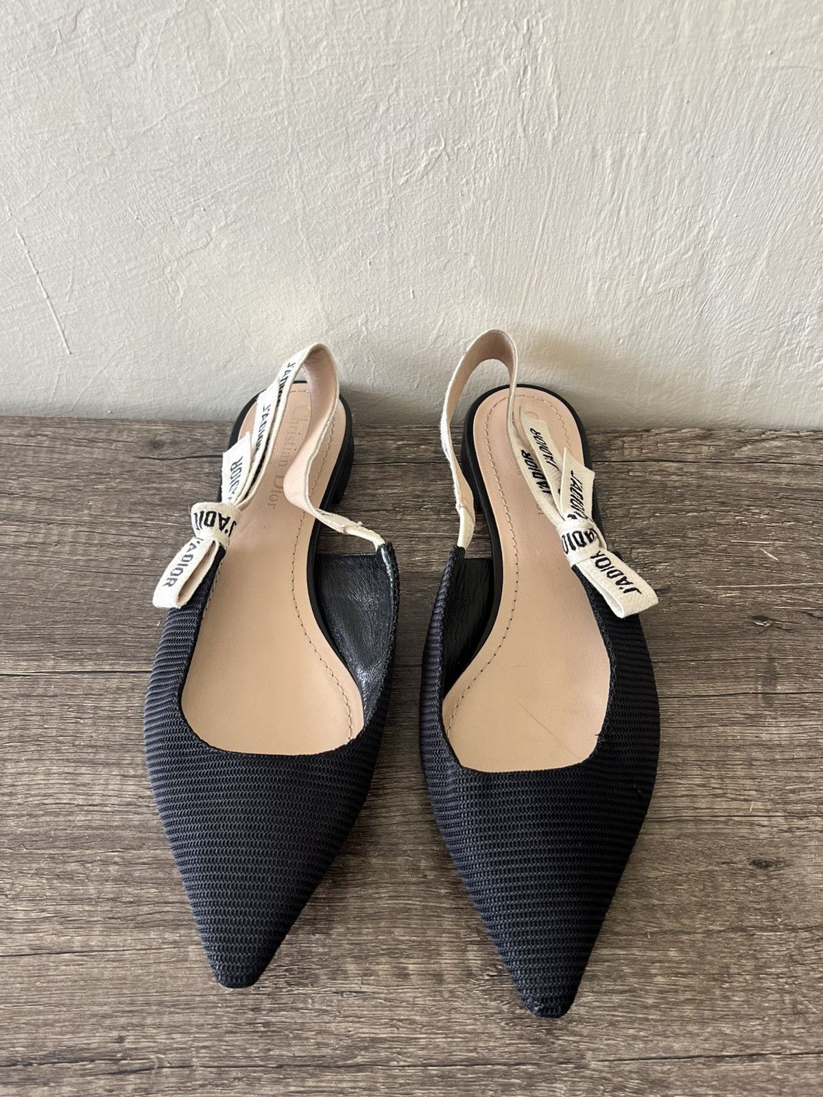 Christian Dior Monsieur CHRISTIAN DIOR J'ADIOR SLINGBACK FLATS Size US 10.5 / IT 40.5 - 2 Thumbnail